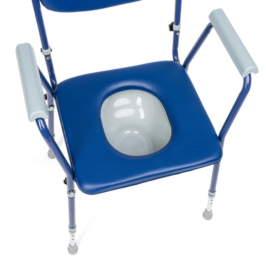 BLUE-TIM – Gewatteerde Commode Stoel
