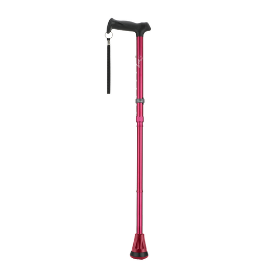 Premium aluminium wandelstok paars