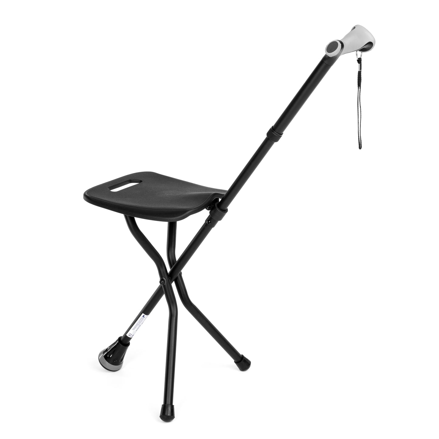 Aluminium verstelbare wandelstok met zitting - SeatTim