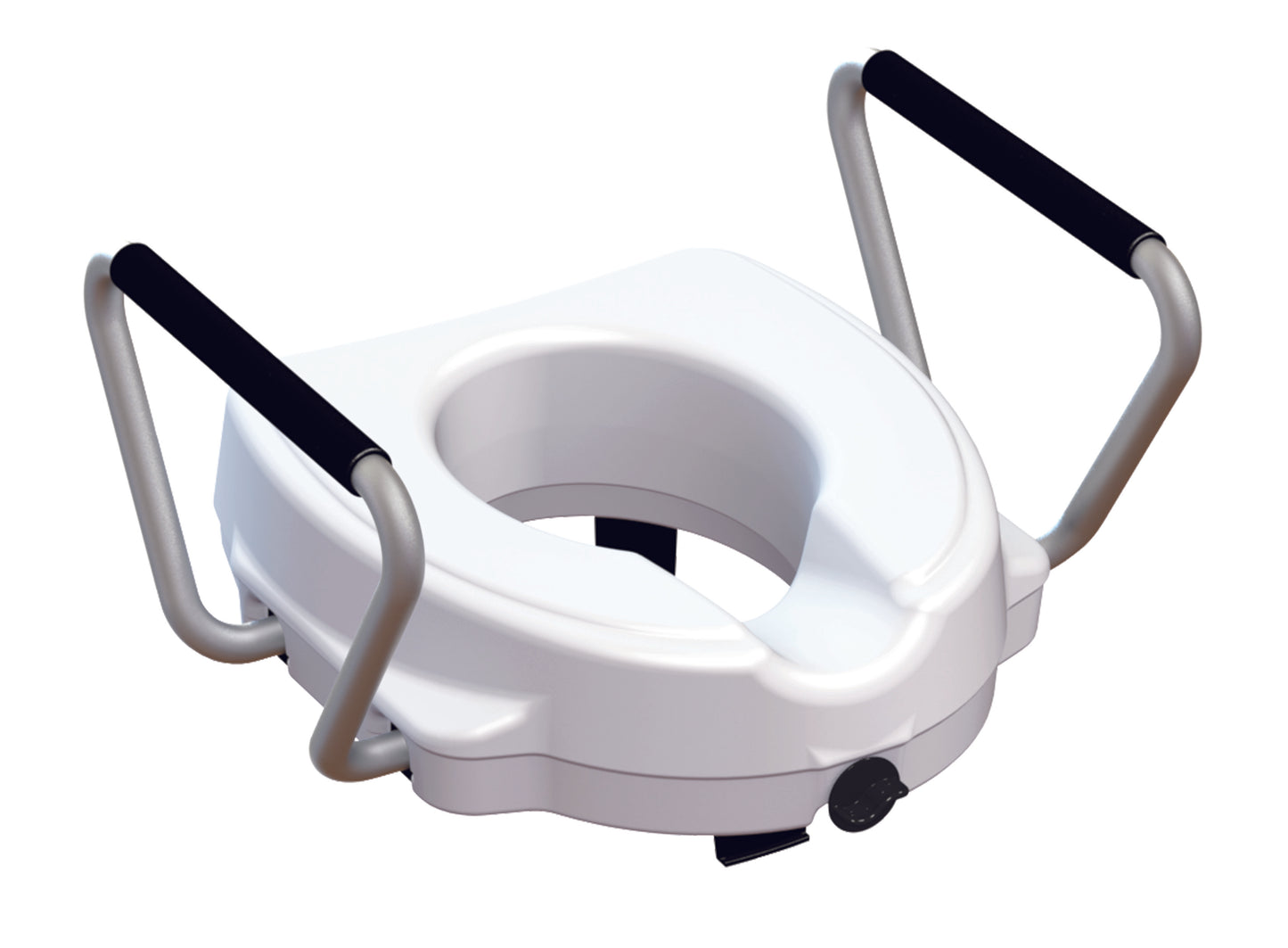 Verhoogde toiletzitje stoel met zijsteunen