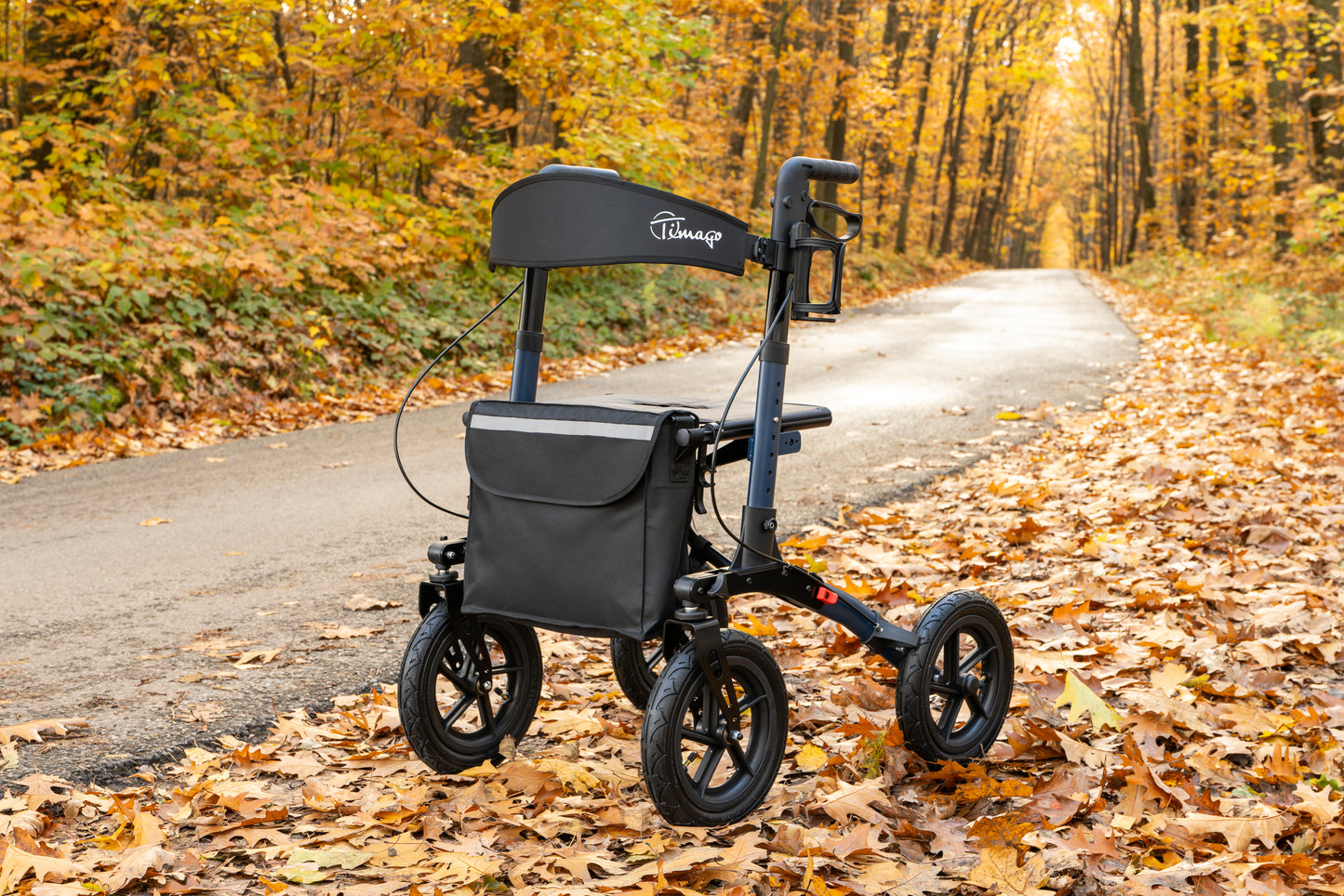 YOLA AIR - Aluminium rollator 4 wieler | Comfort op elk terein