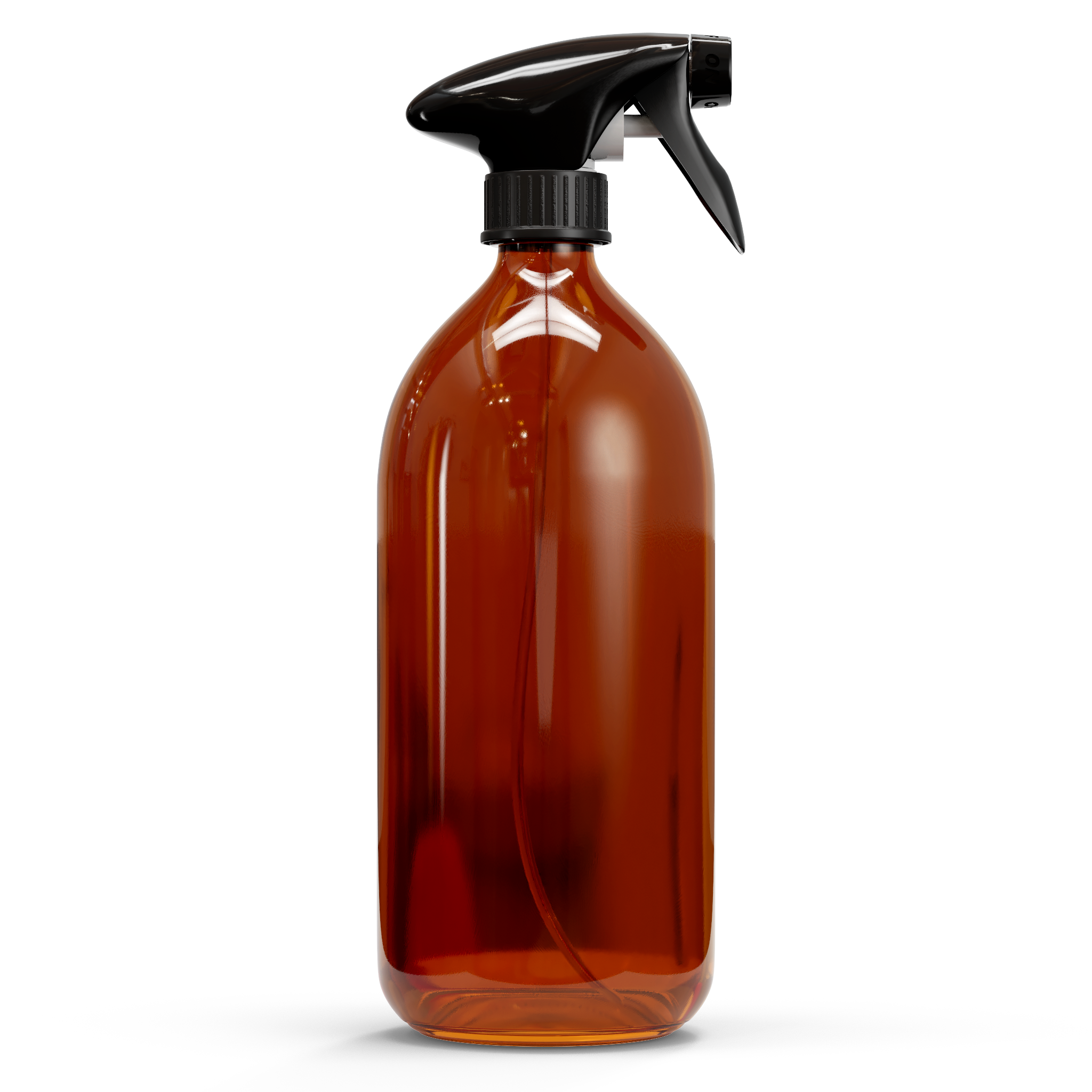 Glazen fles - Bruin (incl. varierende doppen)