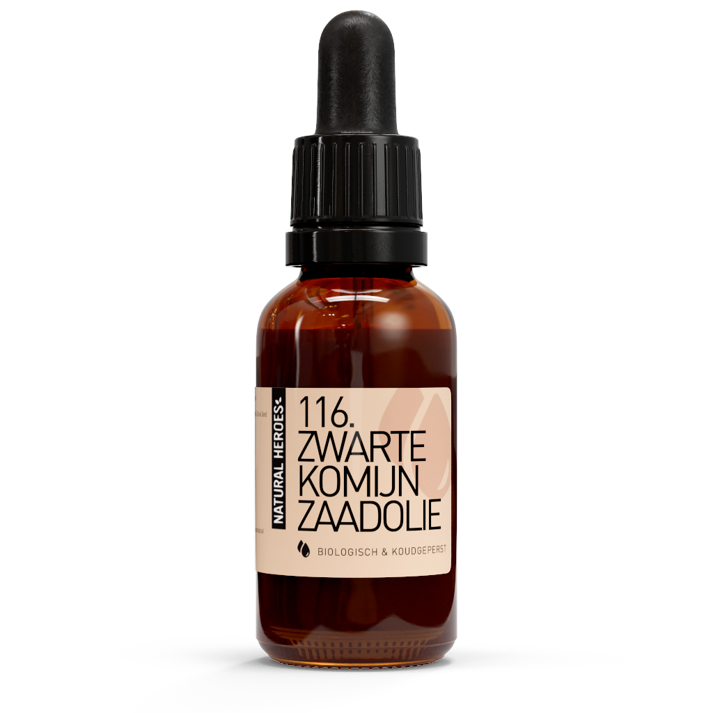 Zwarte Komijnzaadolie (Biologisch & Koudgeperst)