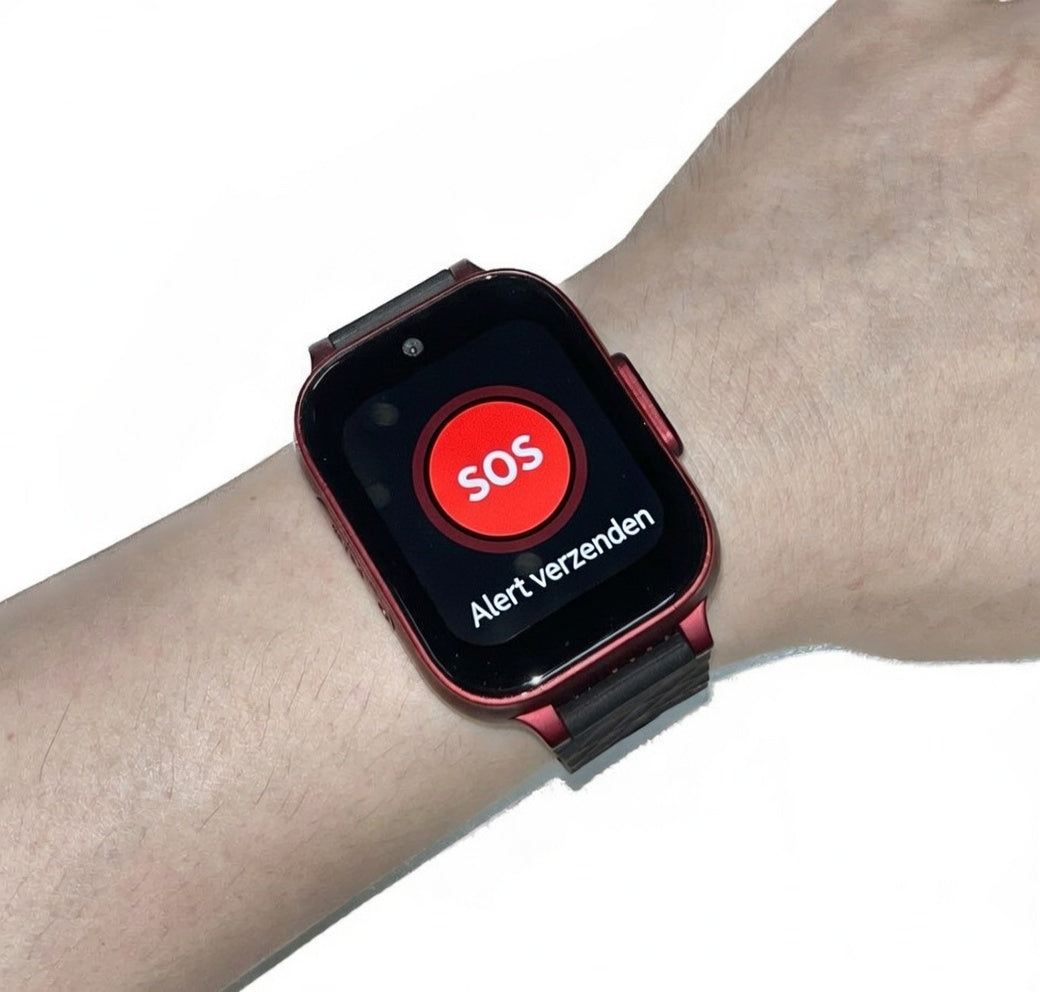 MobielVitaal SOS Seniorenhorloge – 4G GPS Alarmhorloge met Valdetectie & Simkaart