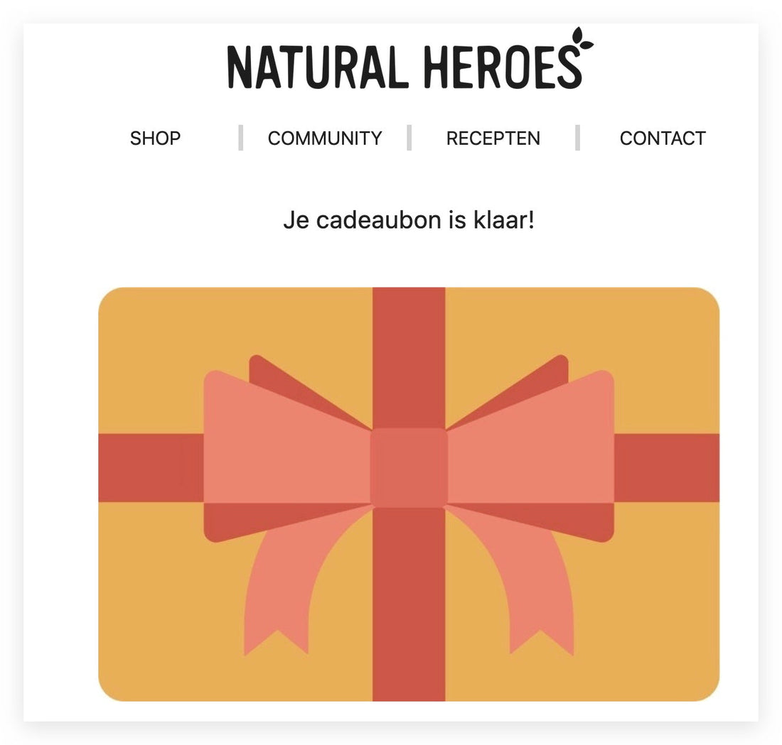 Cadeaubon Natural Heroes