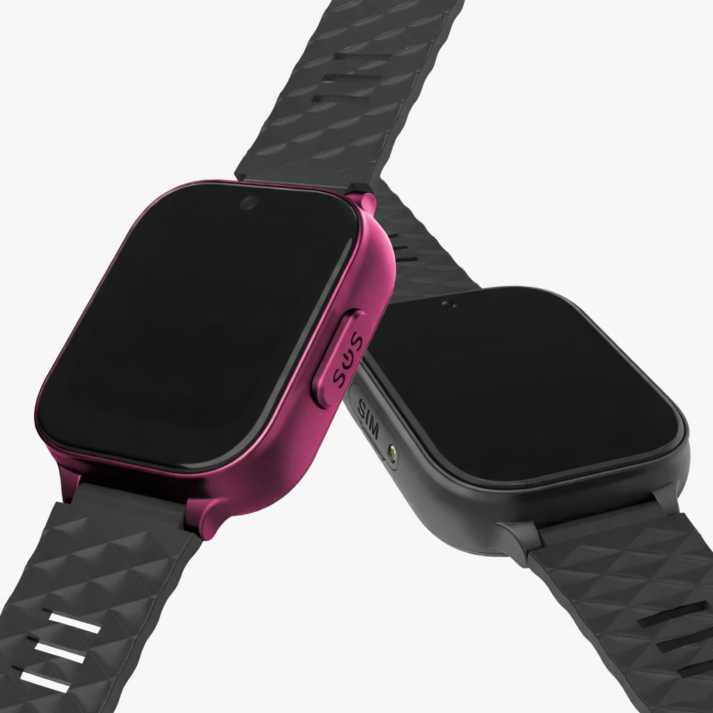 MobielVitaal SOS Seniorenhorloge – 4G GPS Alarmhorloge met Valdetectie & Simkaart