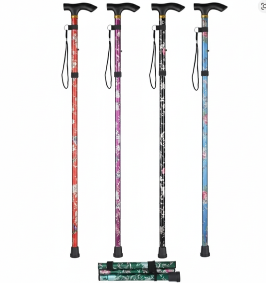 Mobielvitaal Premium wandelstok met print | Verschillende kleuren