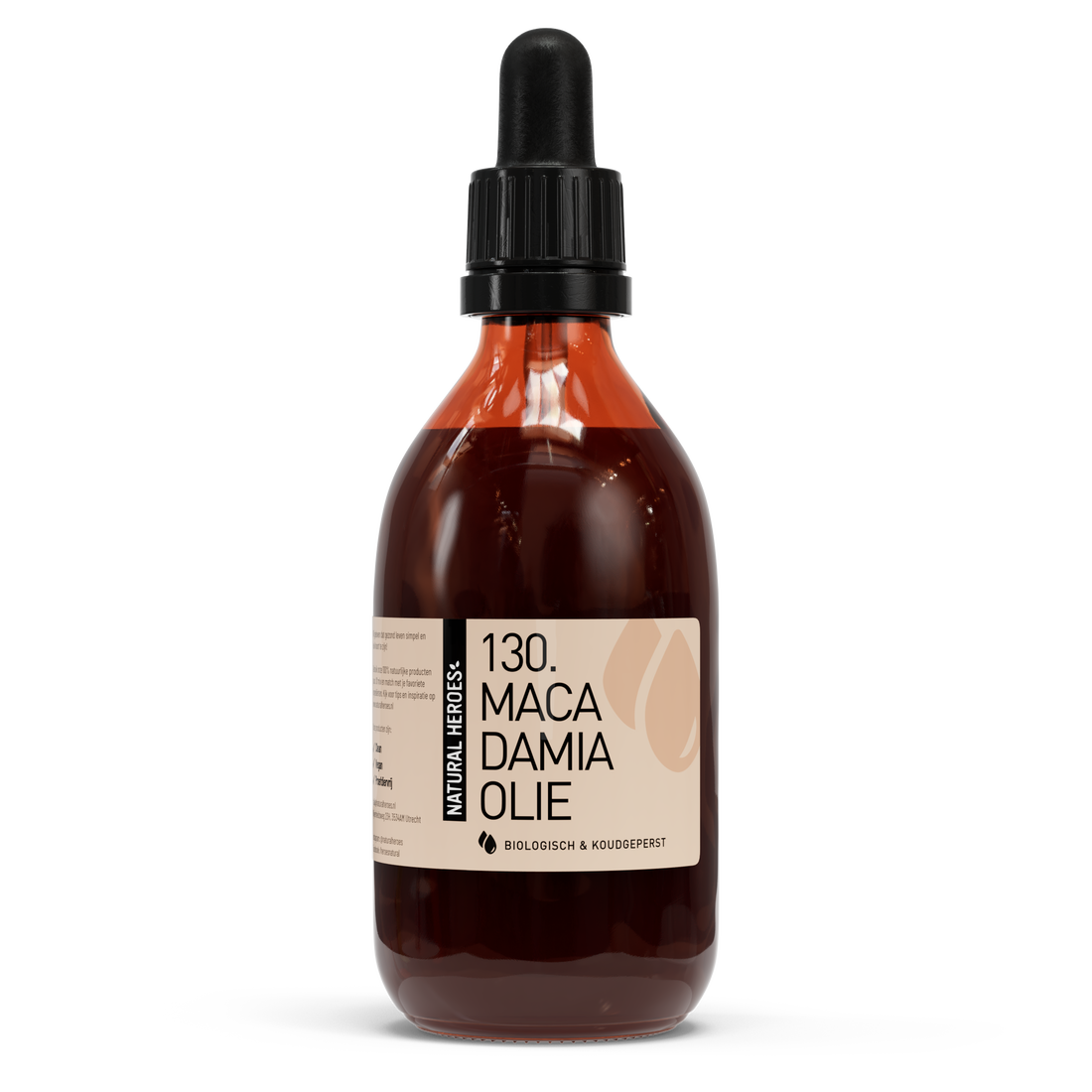 Macadamia Olie (Biologisch & Koudgeperst)
