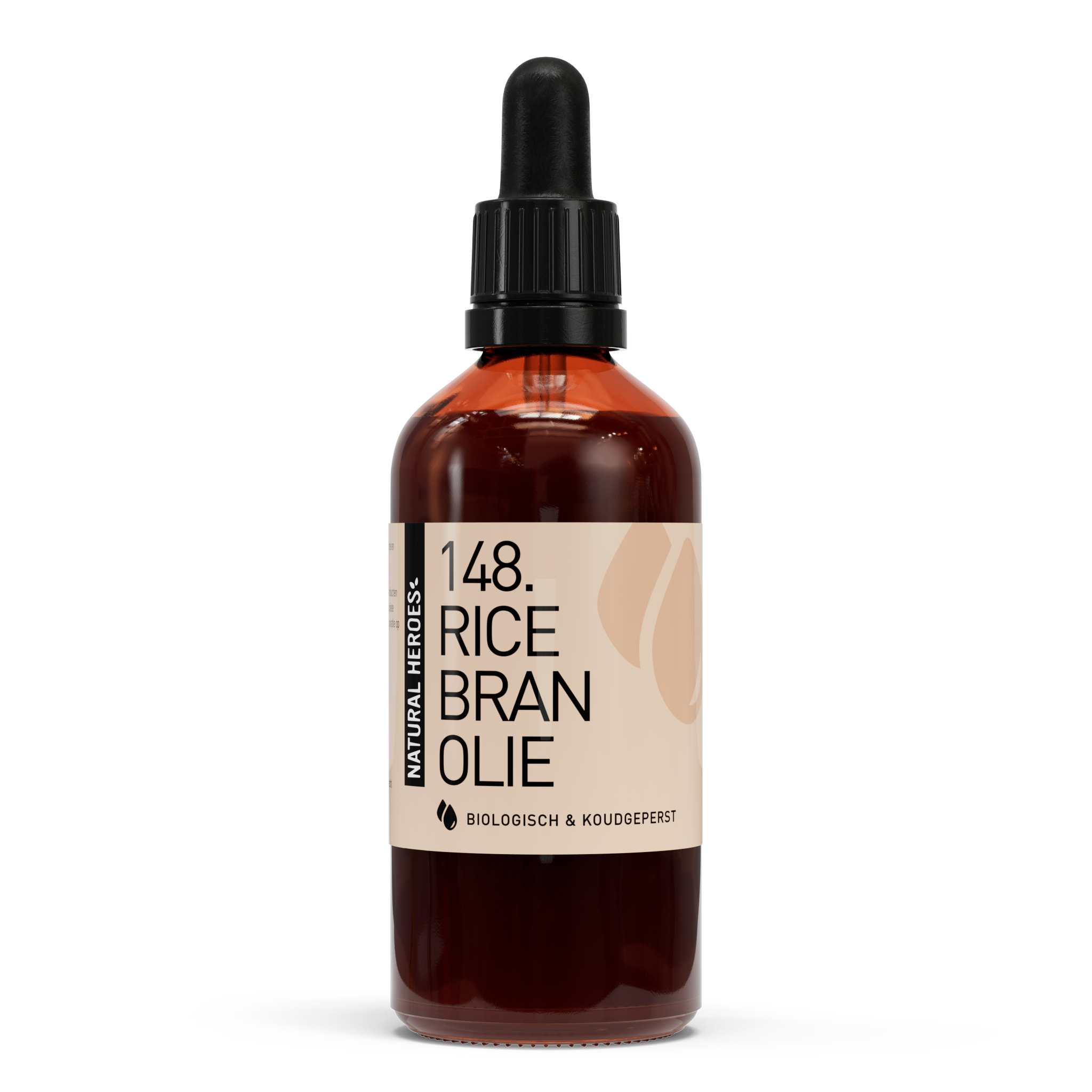Rice Bran Olie (Biologisch & Koudgeperst)