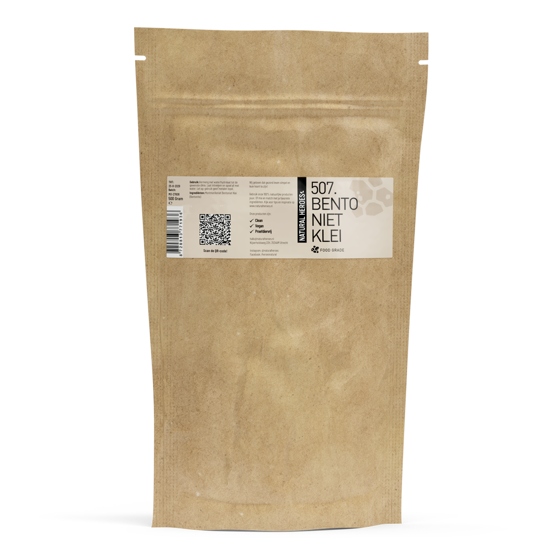 Bentoniet Klei (Food Grade)