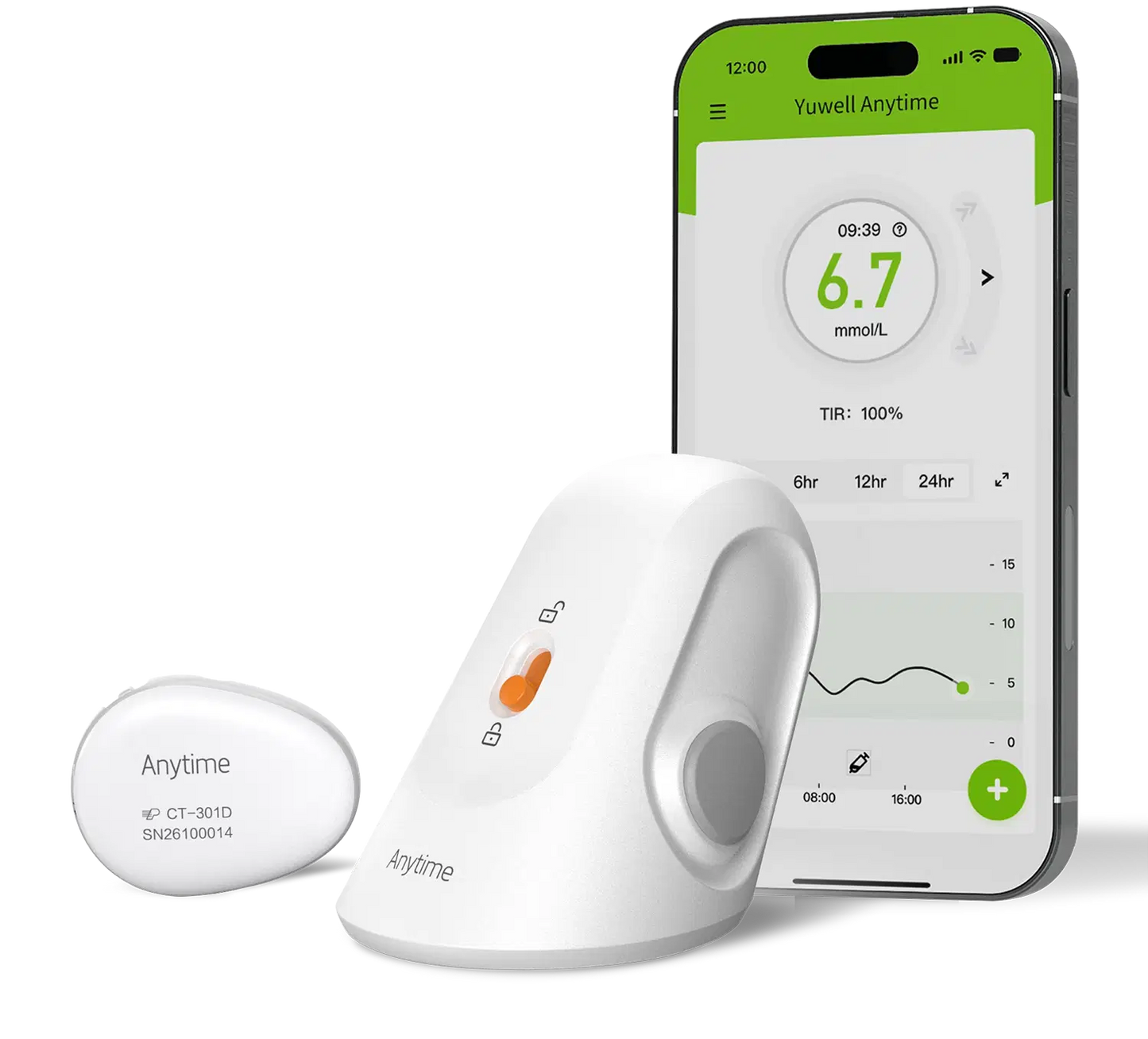 Glucose diabetes monitor systeem