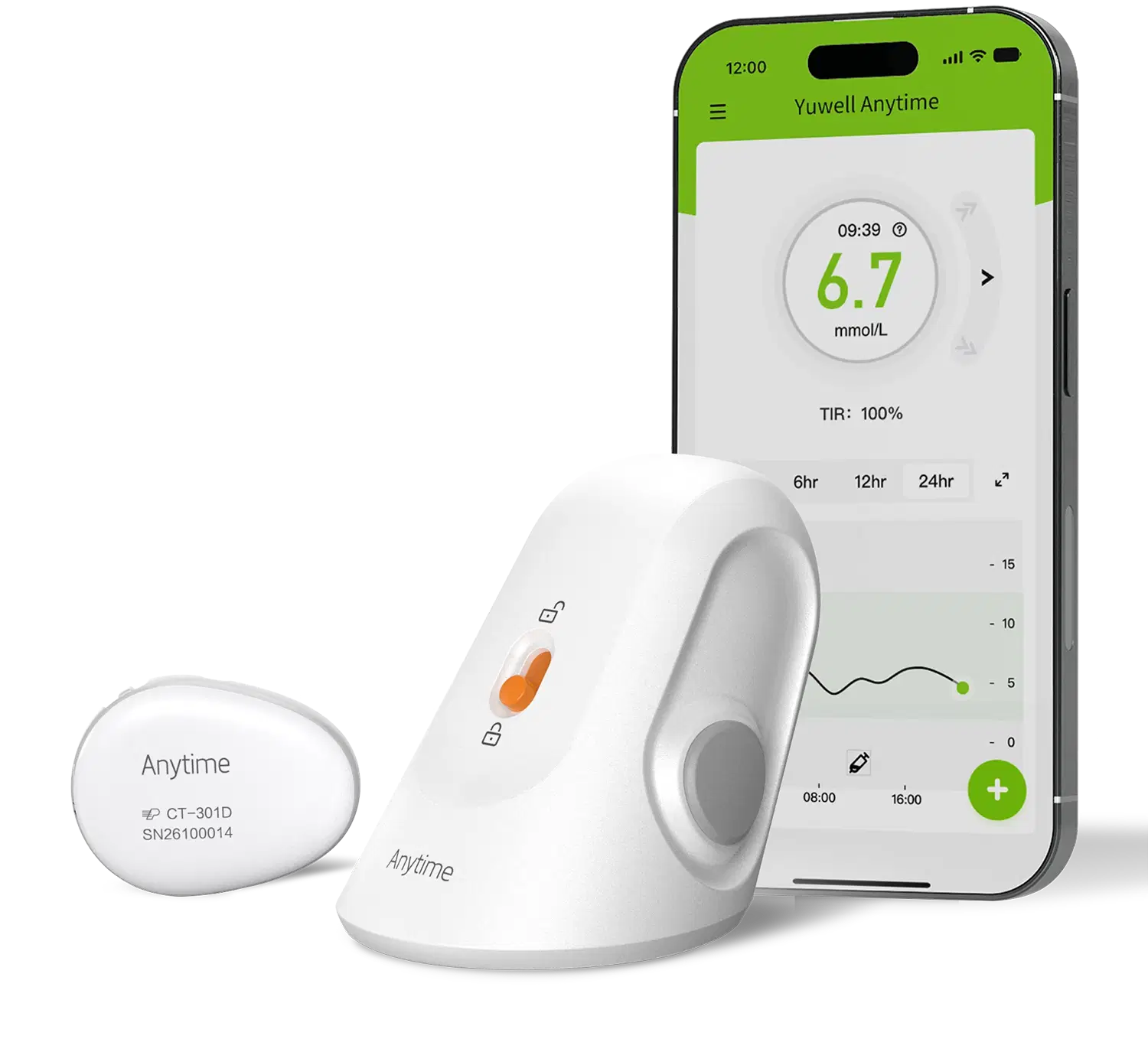 Glucose diabetes monitor systeem