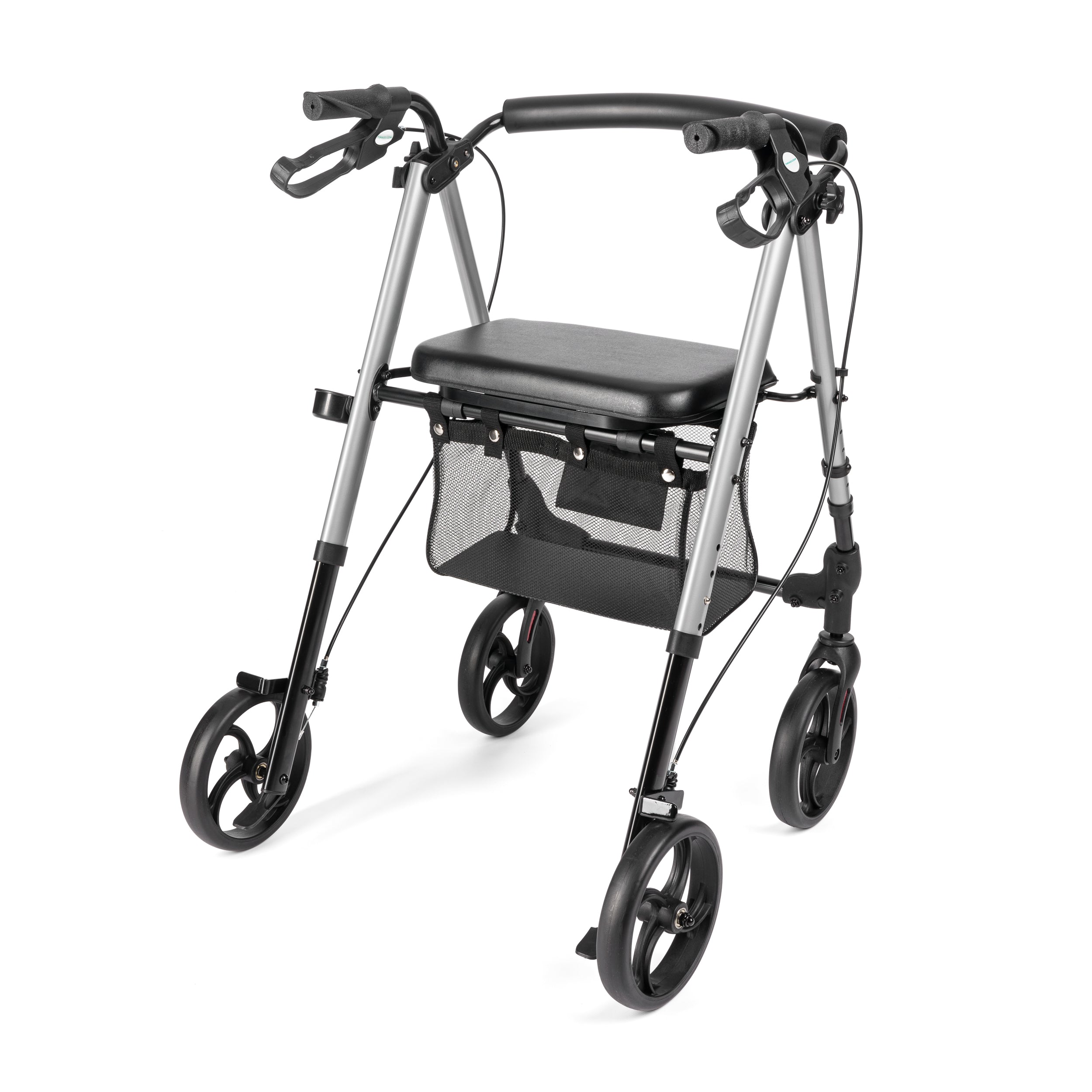 ALINA - 4-wiel rollator met in hoogte verstelbare zitting