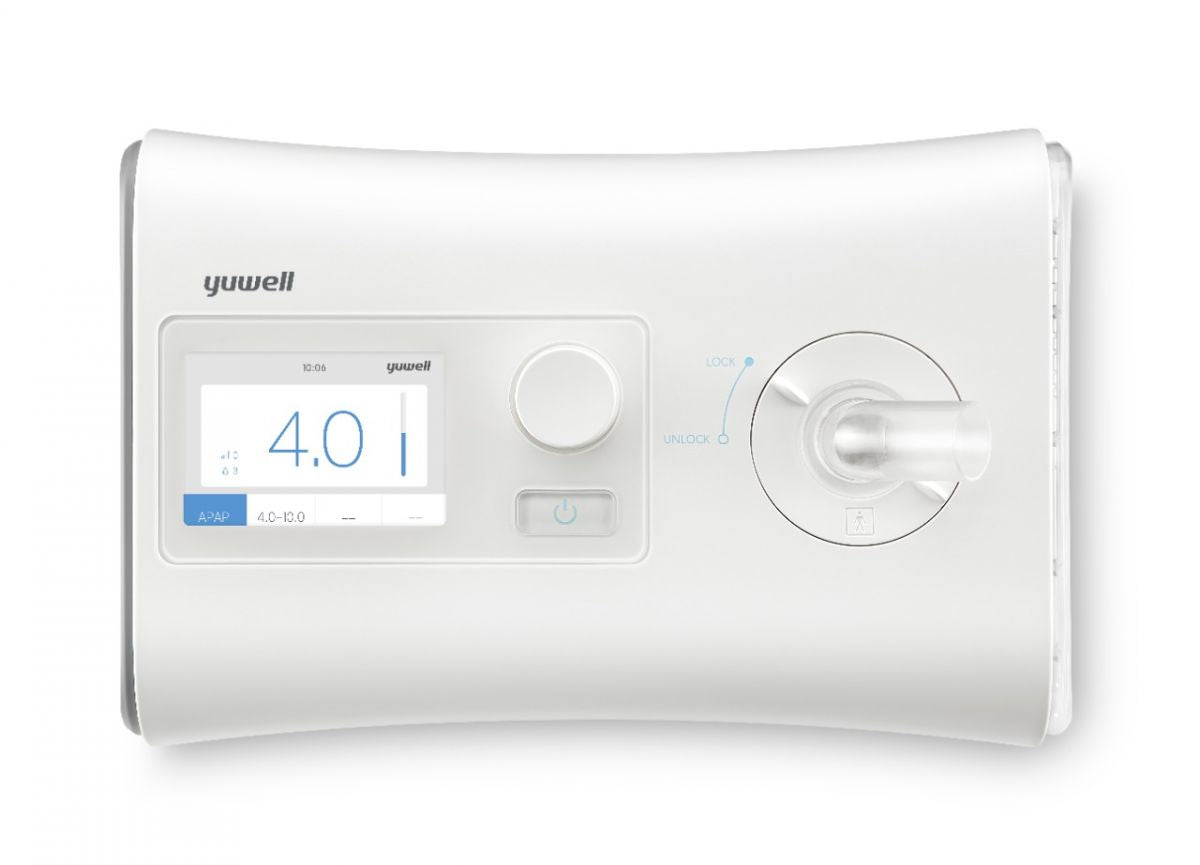 Yuwell ademhalingsondersteuning CPAP / Auto-CPAP apparaat met ingebouwde bevochtiger – model YH-550