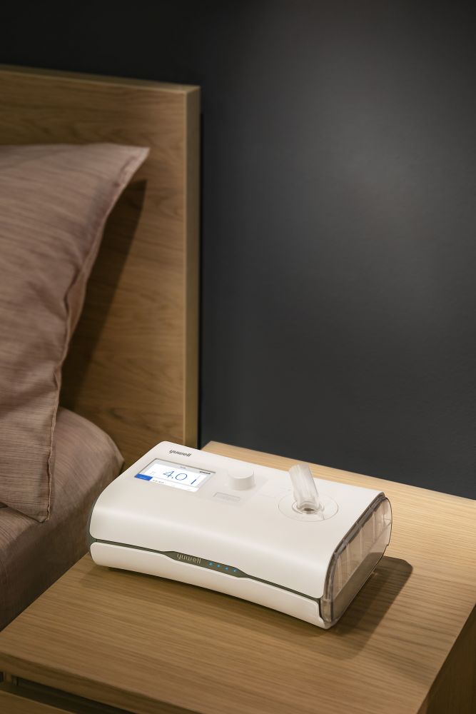 Yuwell ademhalingsondersteuning CPAP / Auto-CPAP apparaat met ingebouwde bevochtiger – model YH-550
