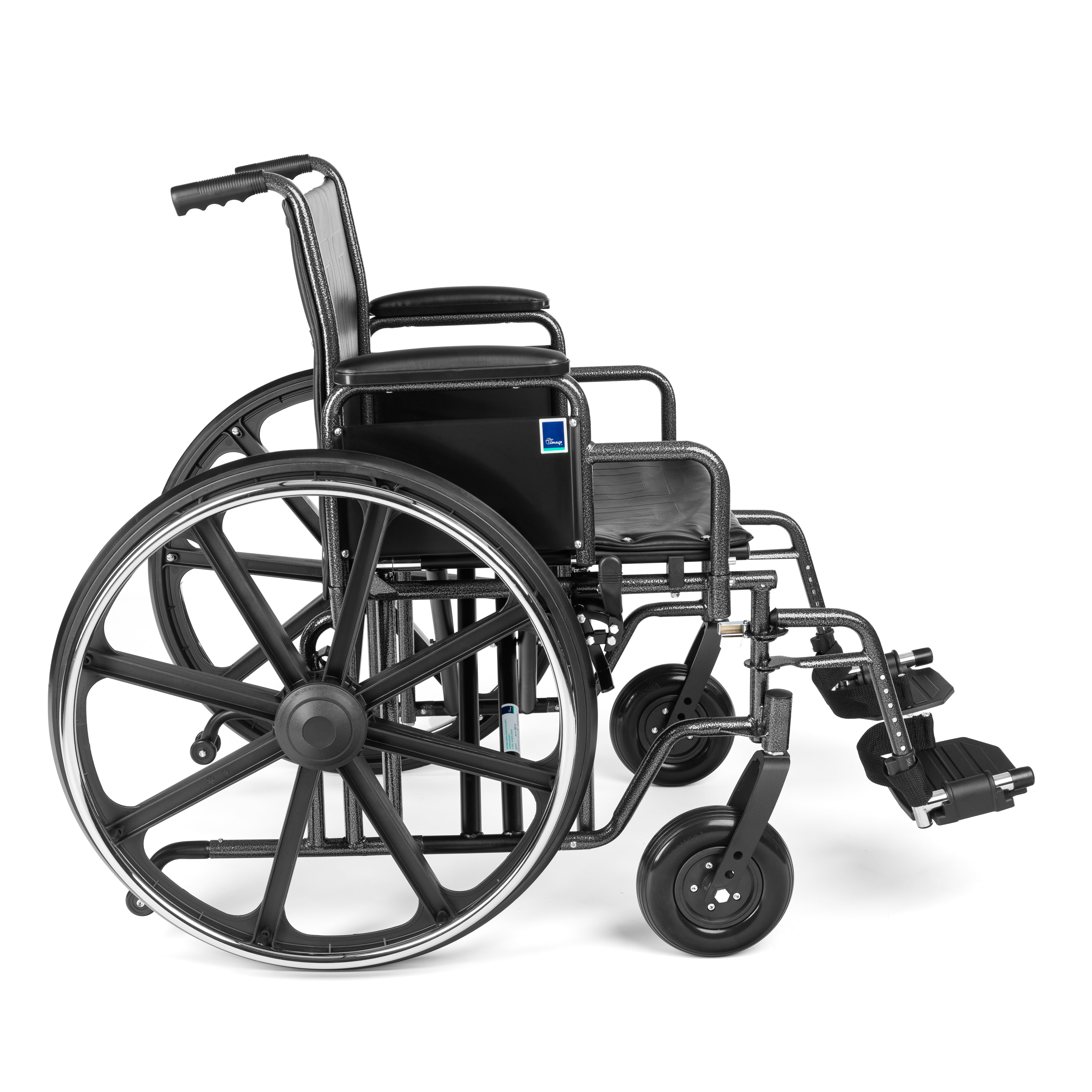 BIG-TIM – versterkte stalen rolstoel – tot 225 kg XL