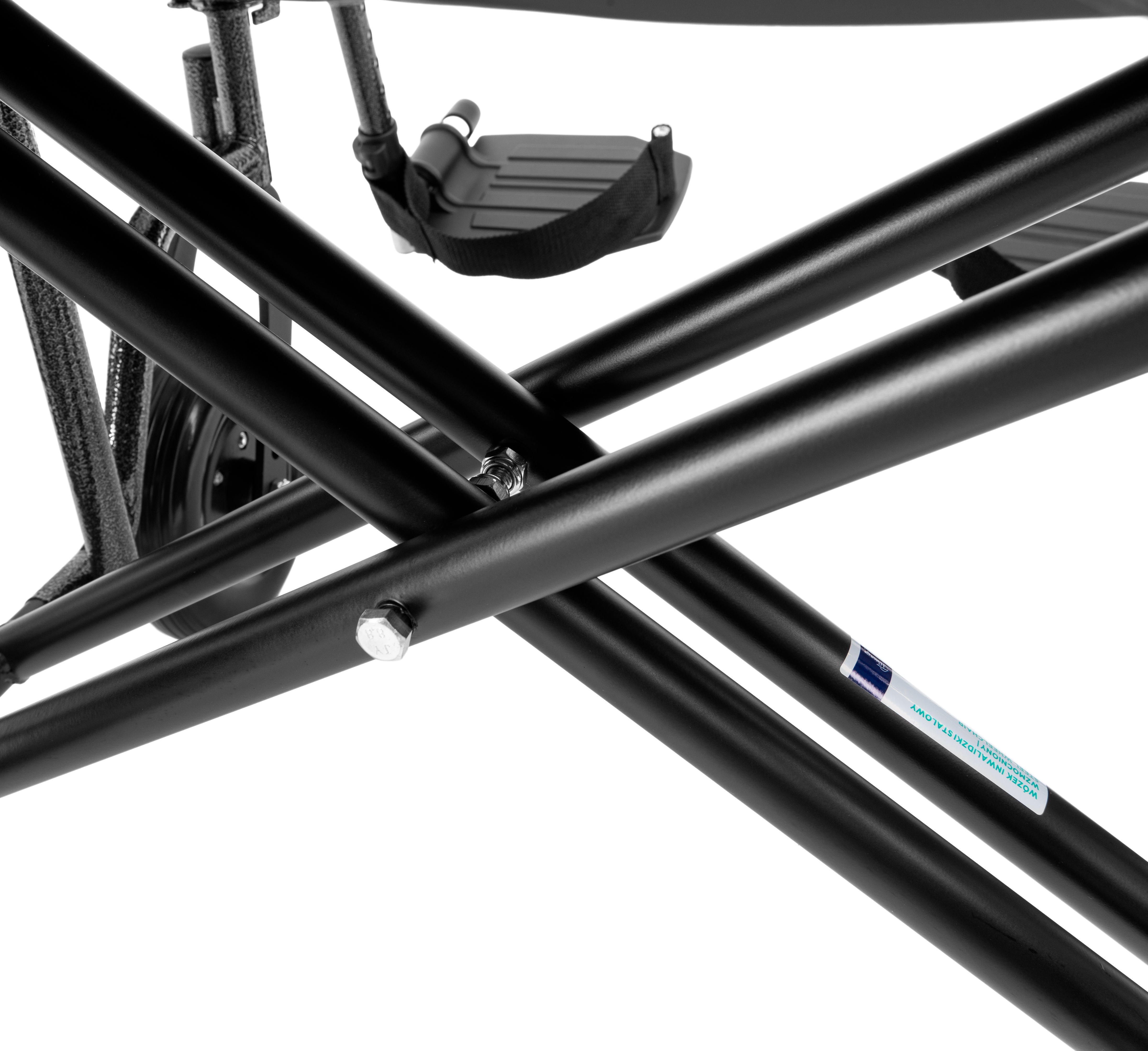 BIG-TIM – versterkte stalen rolstoel – tot 225 kg XL