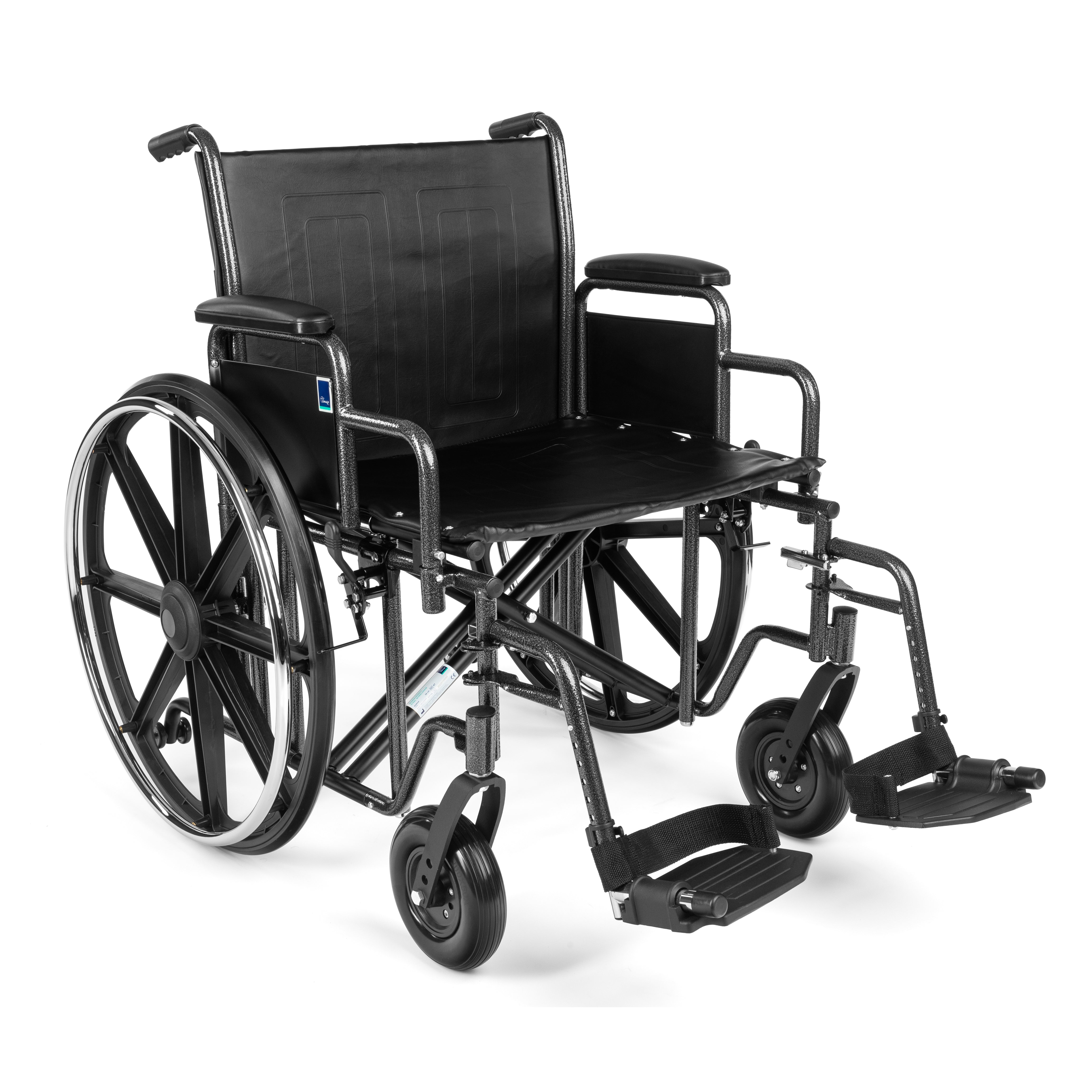 BIG-TIM – versterkte stalen rolstoel – tot 225 kg XL