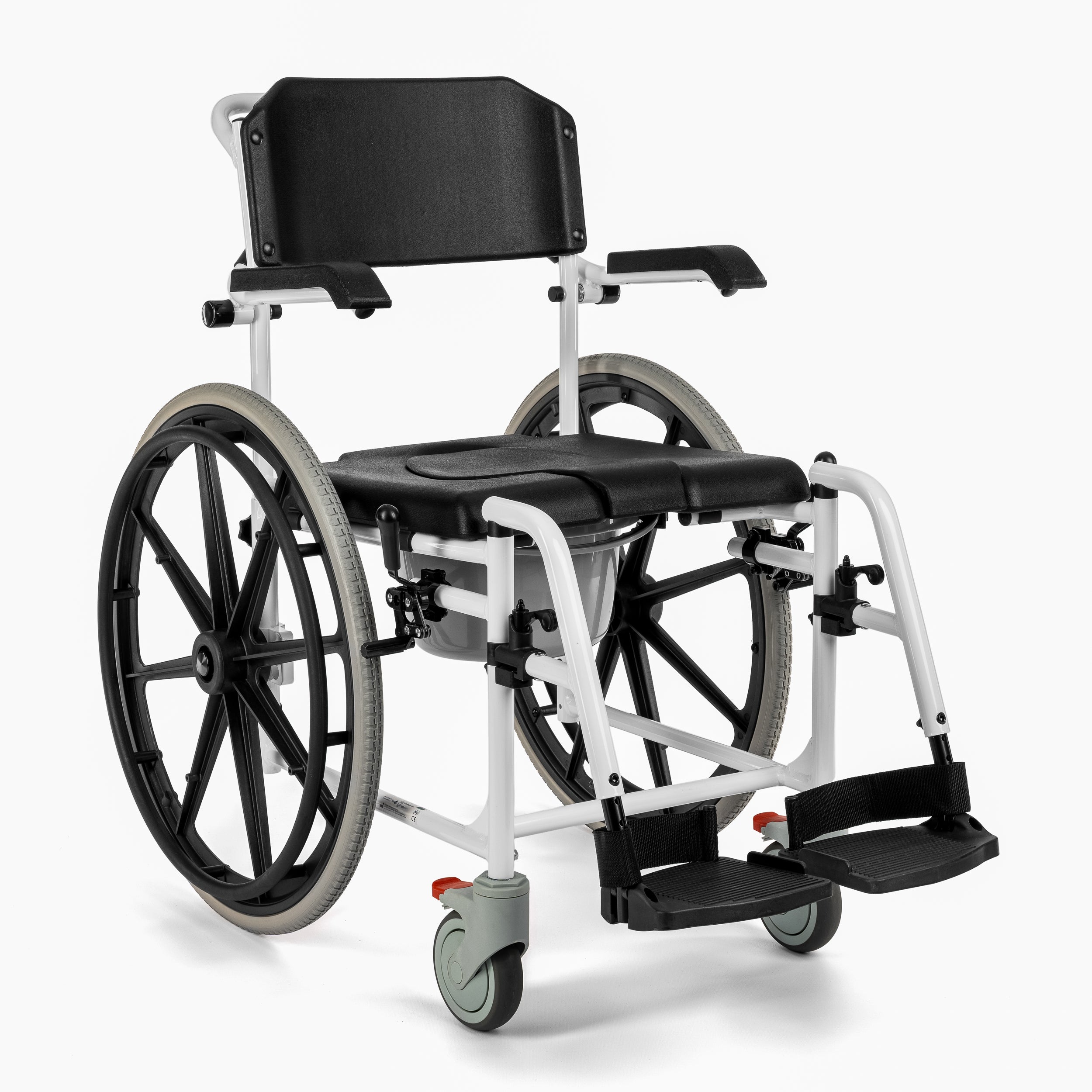 COMPLEX-TIM – aluminium douche- en toiletrolstoel