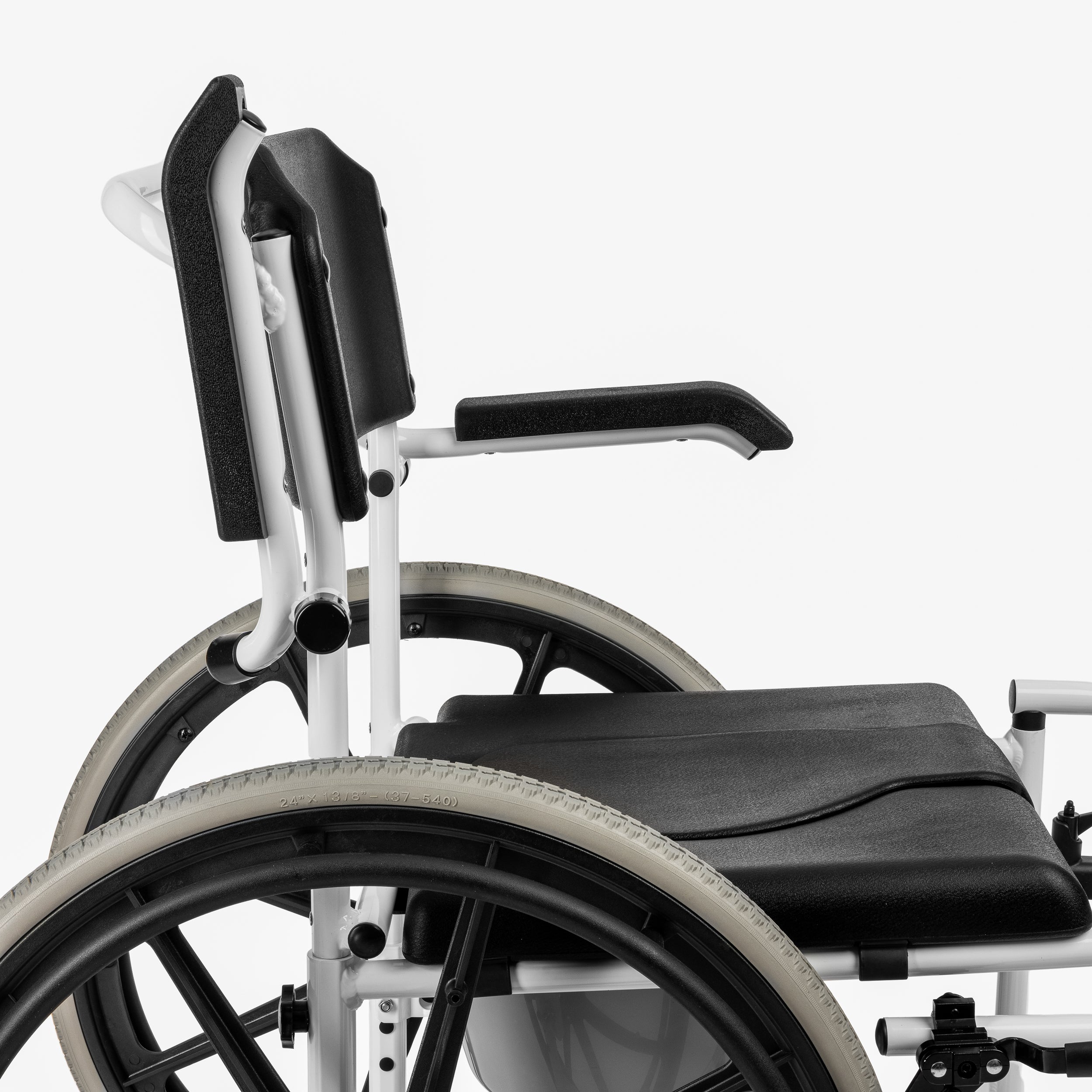 COMPLEX-TIM – aluminium douche- en toiletrolstoel