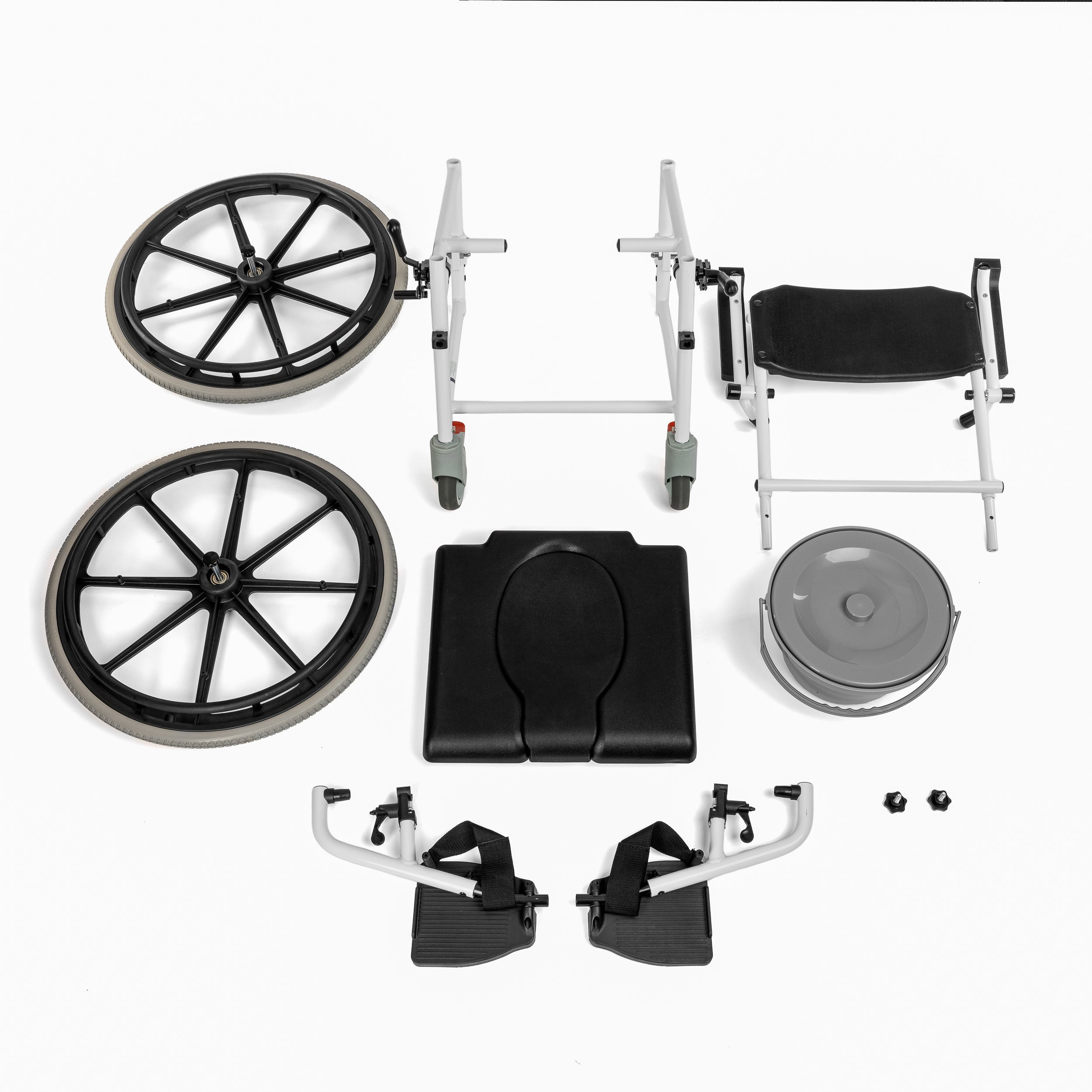 COMPLEX-TIM – aluminium douche- en toiletrolstoel