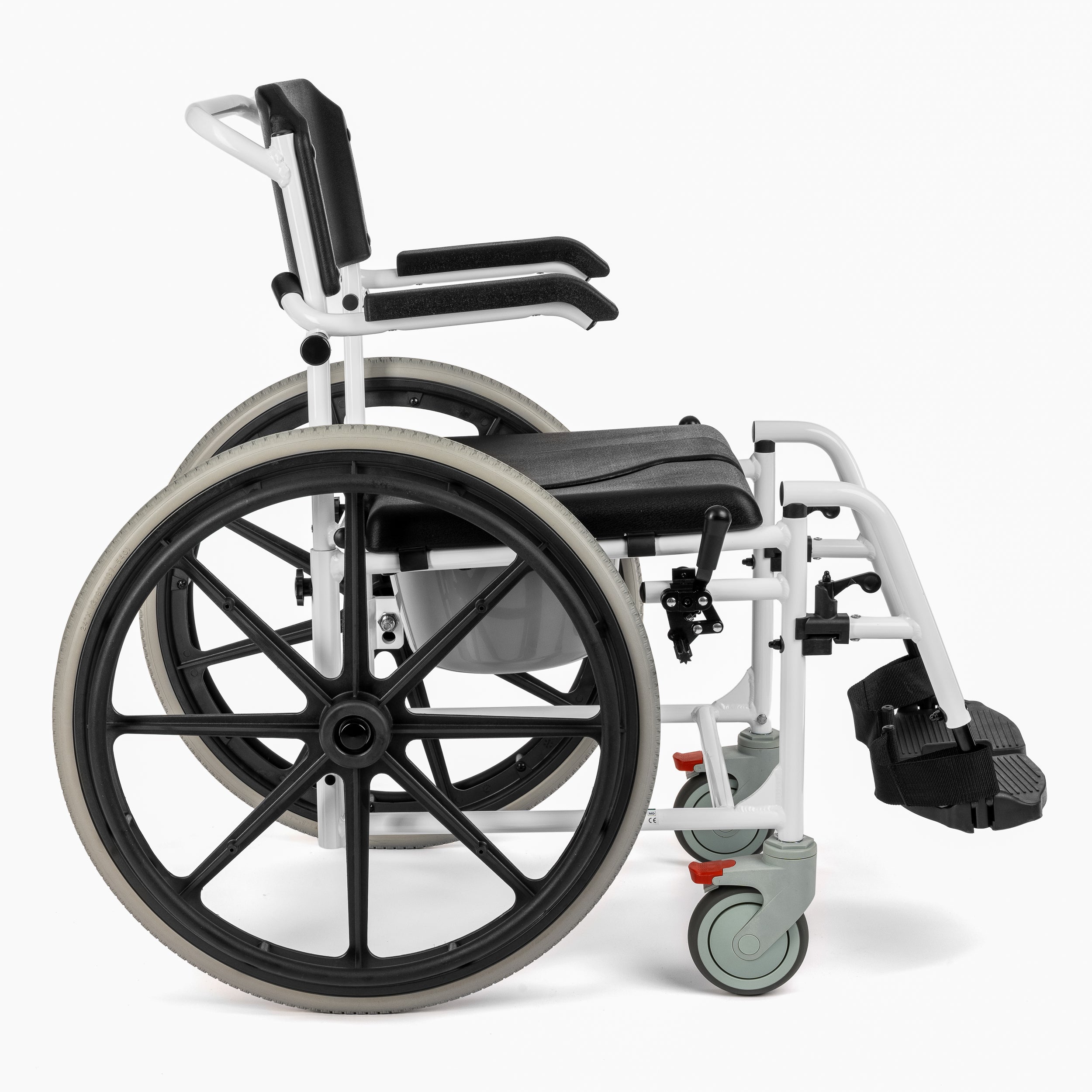 COMPLEX-TIM – aluminium douche- en toiletrolstoel