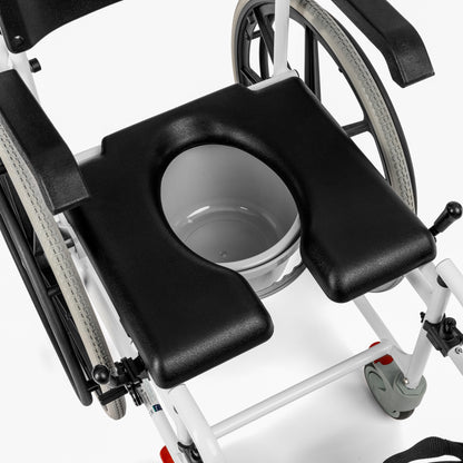 COMPLEX-TIM – aluminium douche- en toiletrolstoel