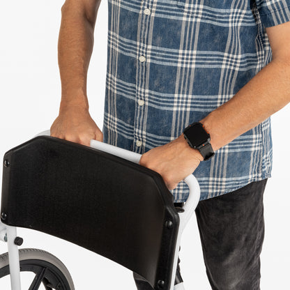 COMPLEX-TIM – aluminium douche- en toiletrolstoel