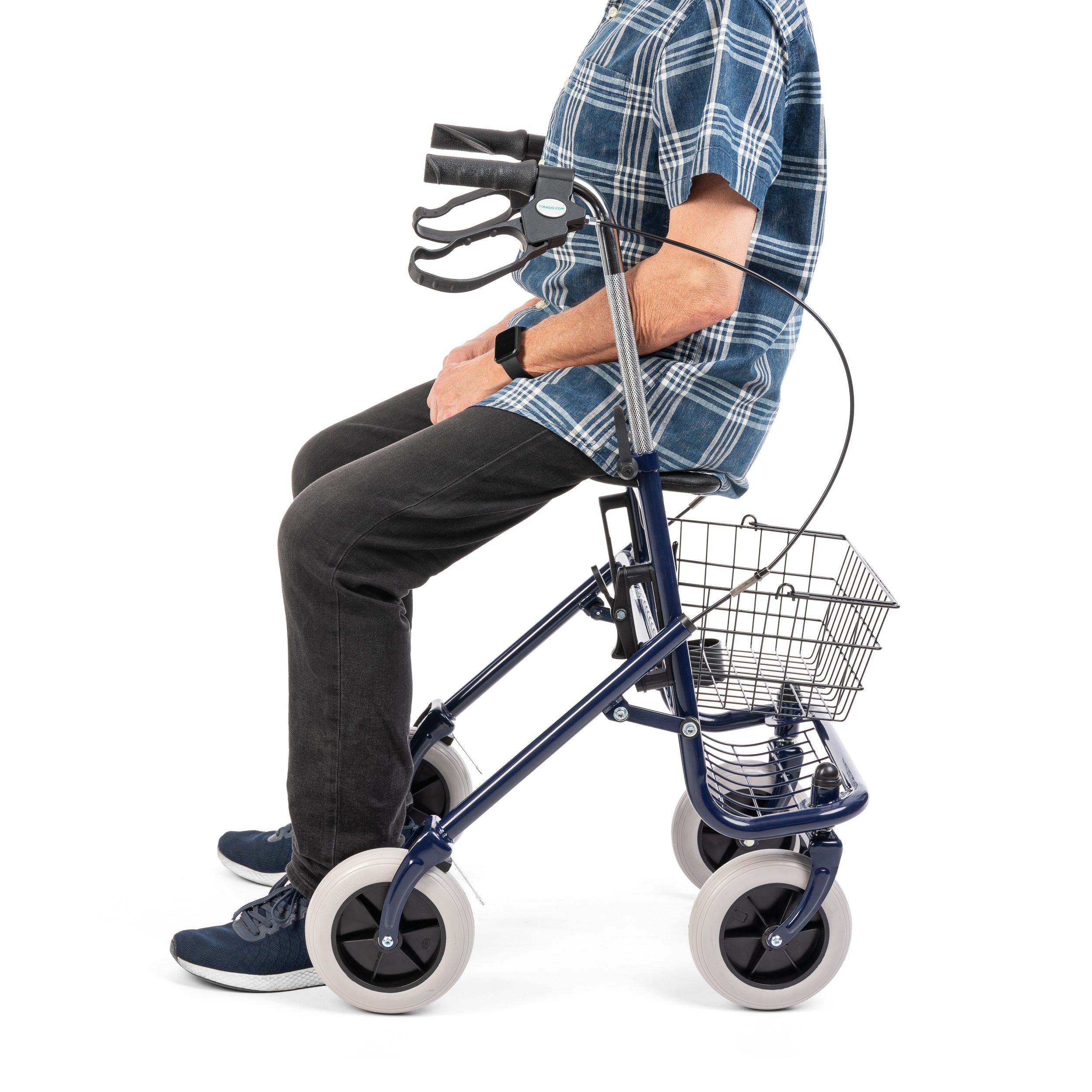 DAISY - Stalen 4-wiel rollator