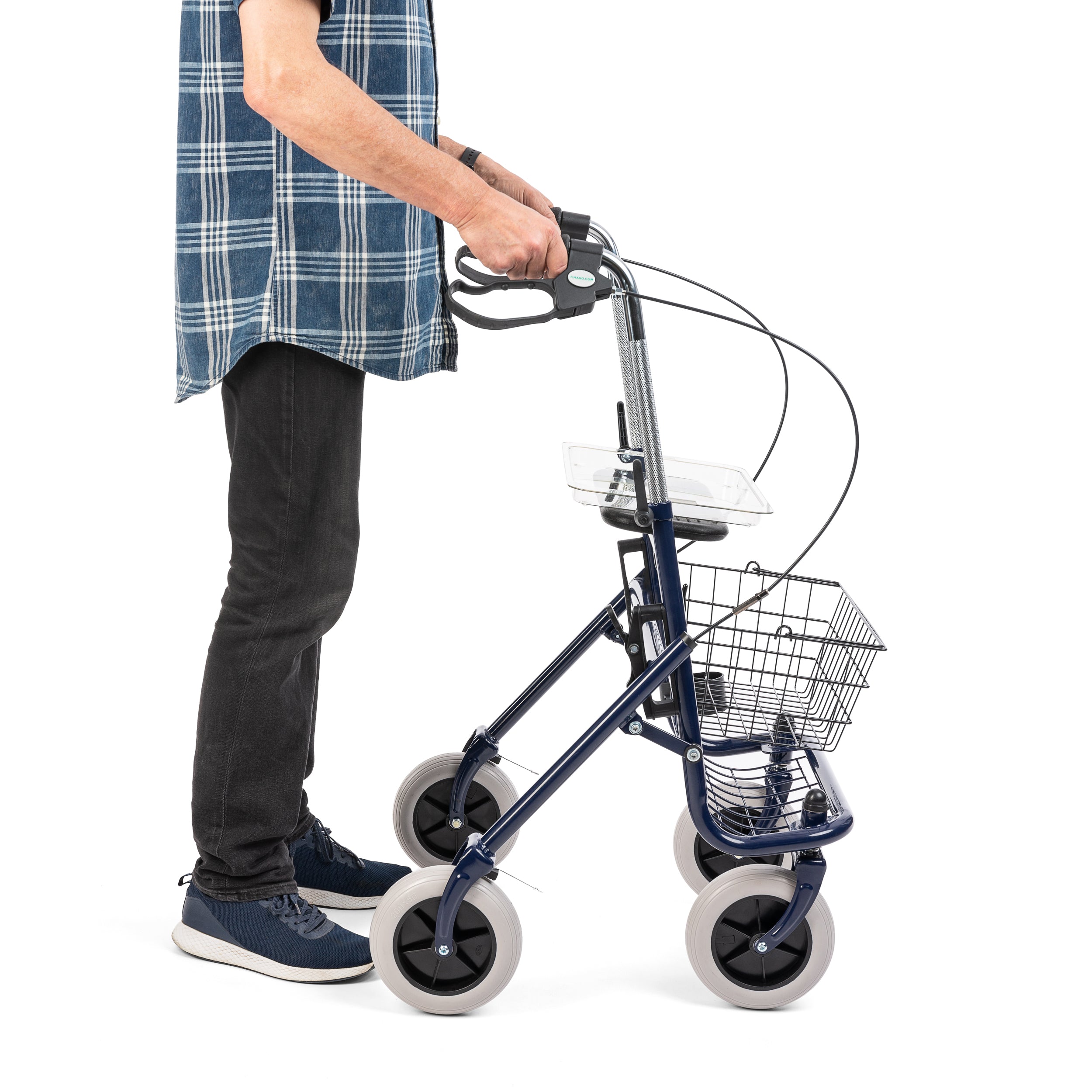DAISY - Stalen 4-wiel rollator