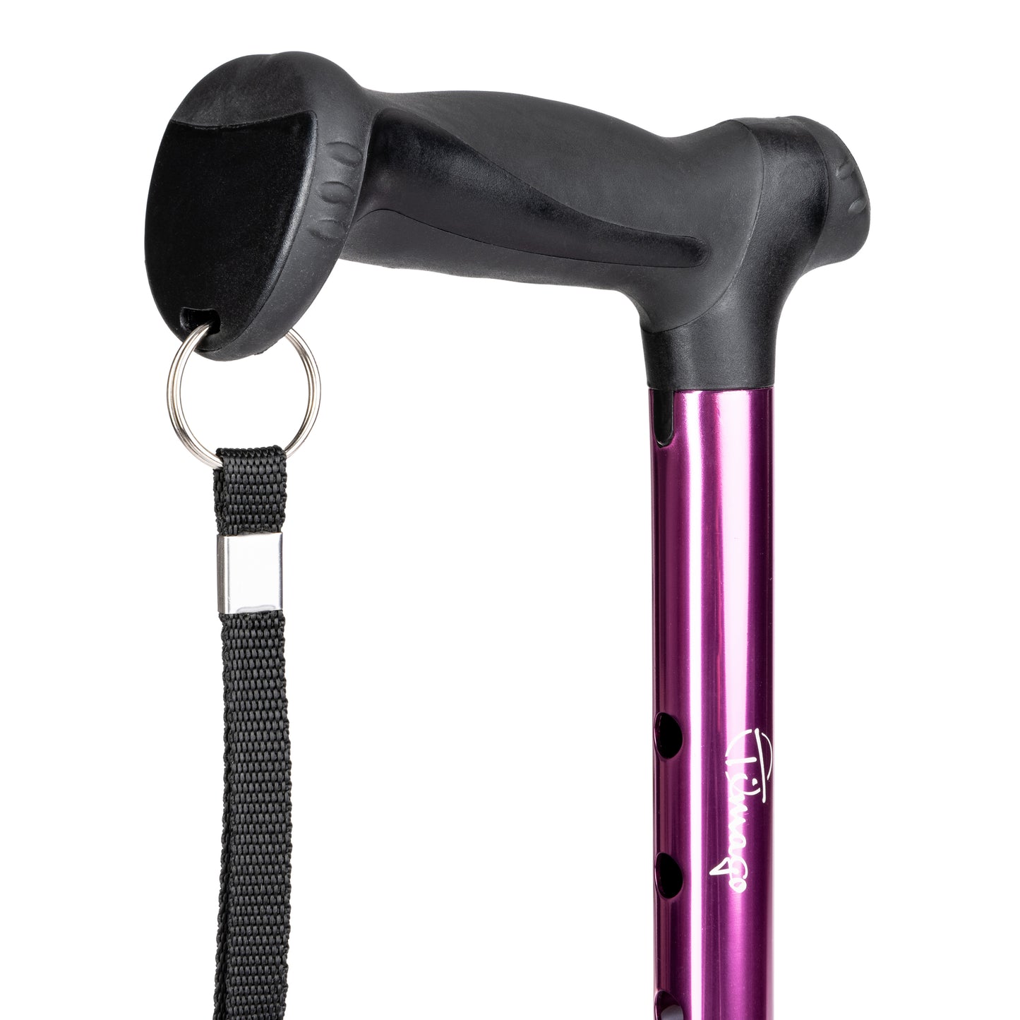 Premium aluminium wandelstok paars