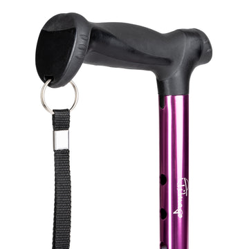 Premium aluminium wandelstok paars