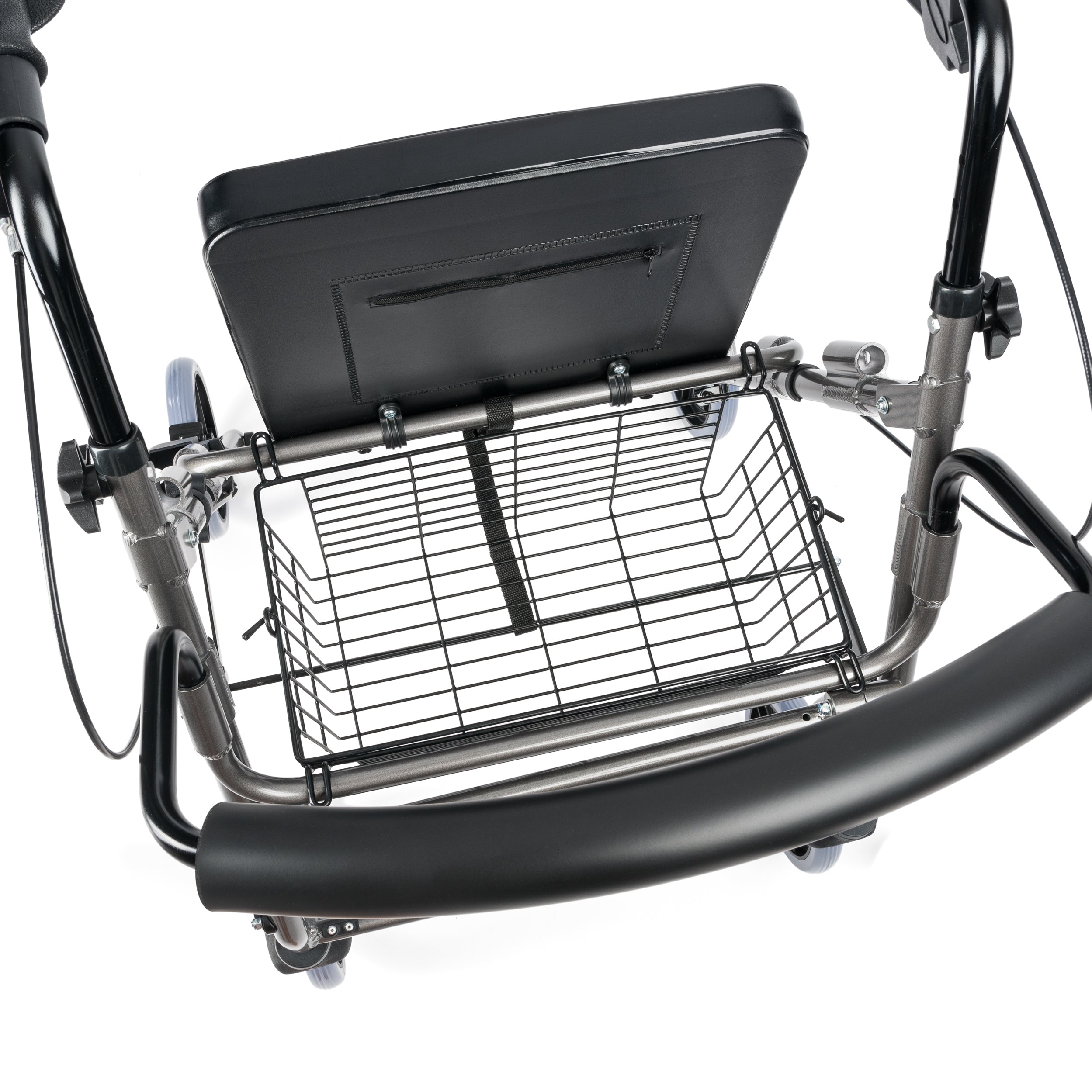 LUCY - 4-wiel rollator met voetsteun
