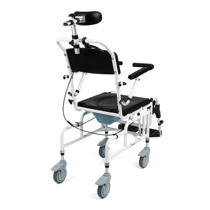 MASTER-TIM PLUS - In hoogte verstelbare douche en toilet transport stoel