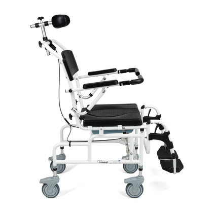 MASTER-TIM PLUS - In hoogte verstelbare douche en toilet transport stoel