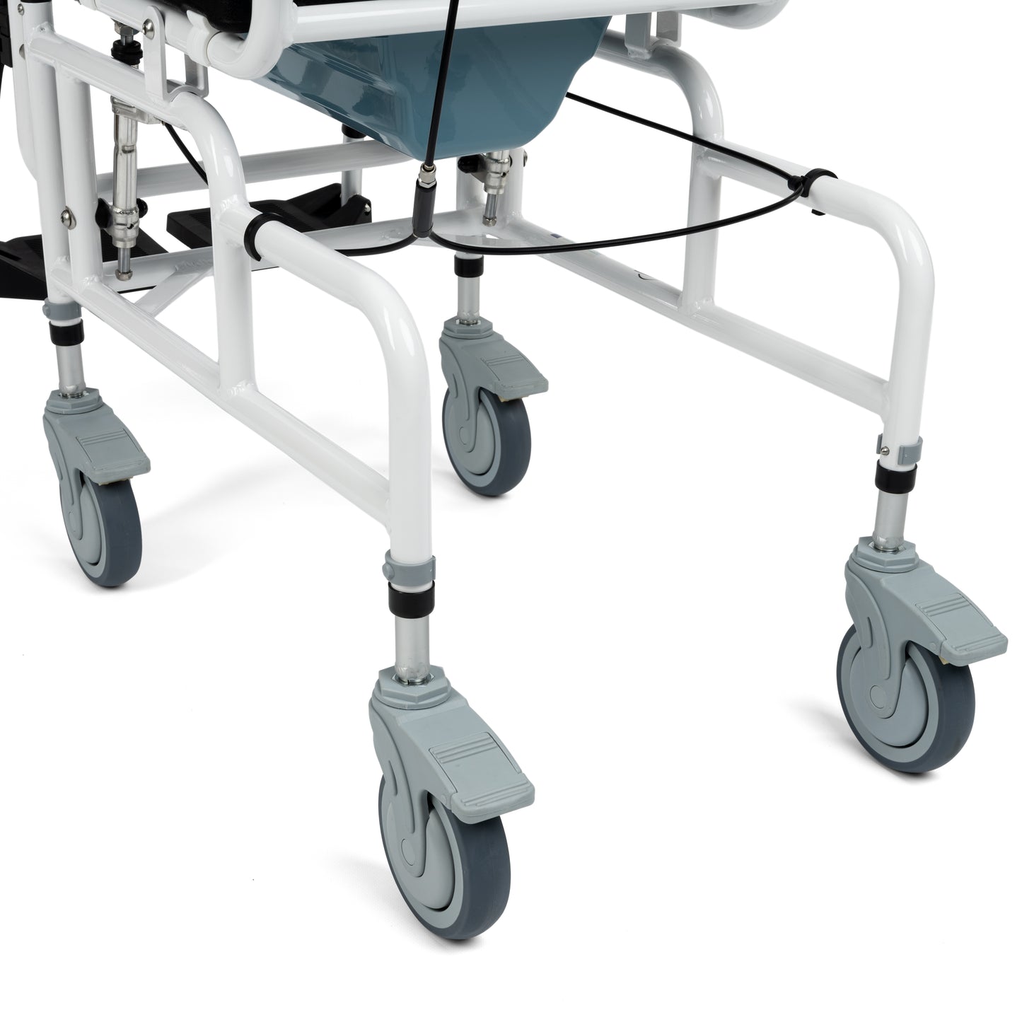 MASTER-TIM PLUS - In hoogte verstelbare douche en toilet transport stoel