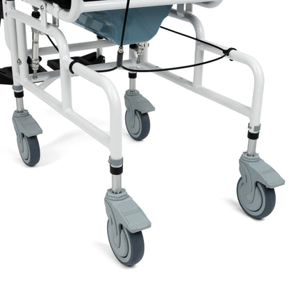 MASTER-TIM PLUS - In hoogte verstelbare douche en toilet transport stoel