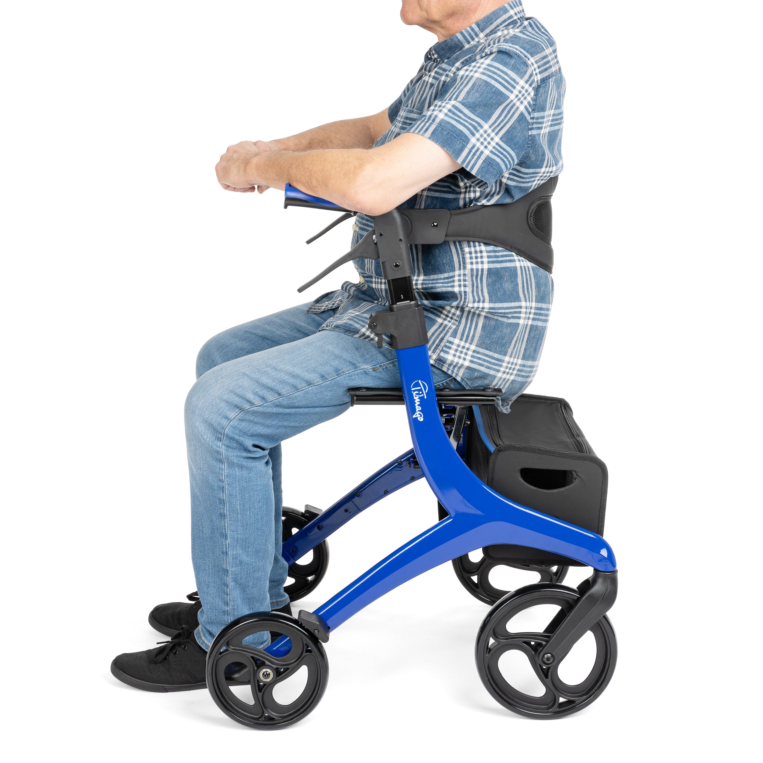 LORENZA - Aluminium 4-wiel rollator