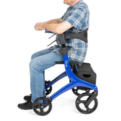 LORENZA - Aluminium 4-wiel rollator