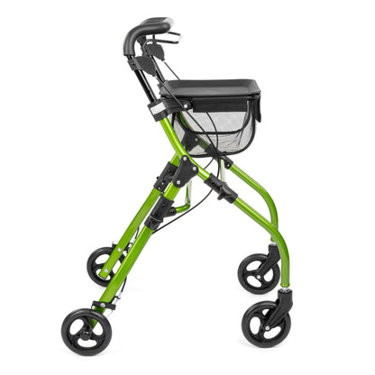 PEDRO - Aluminium 4-wiel rollator voor binnenshuis