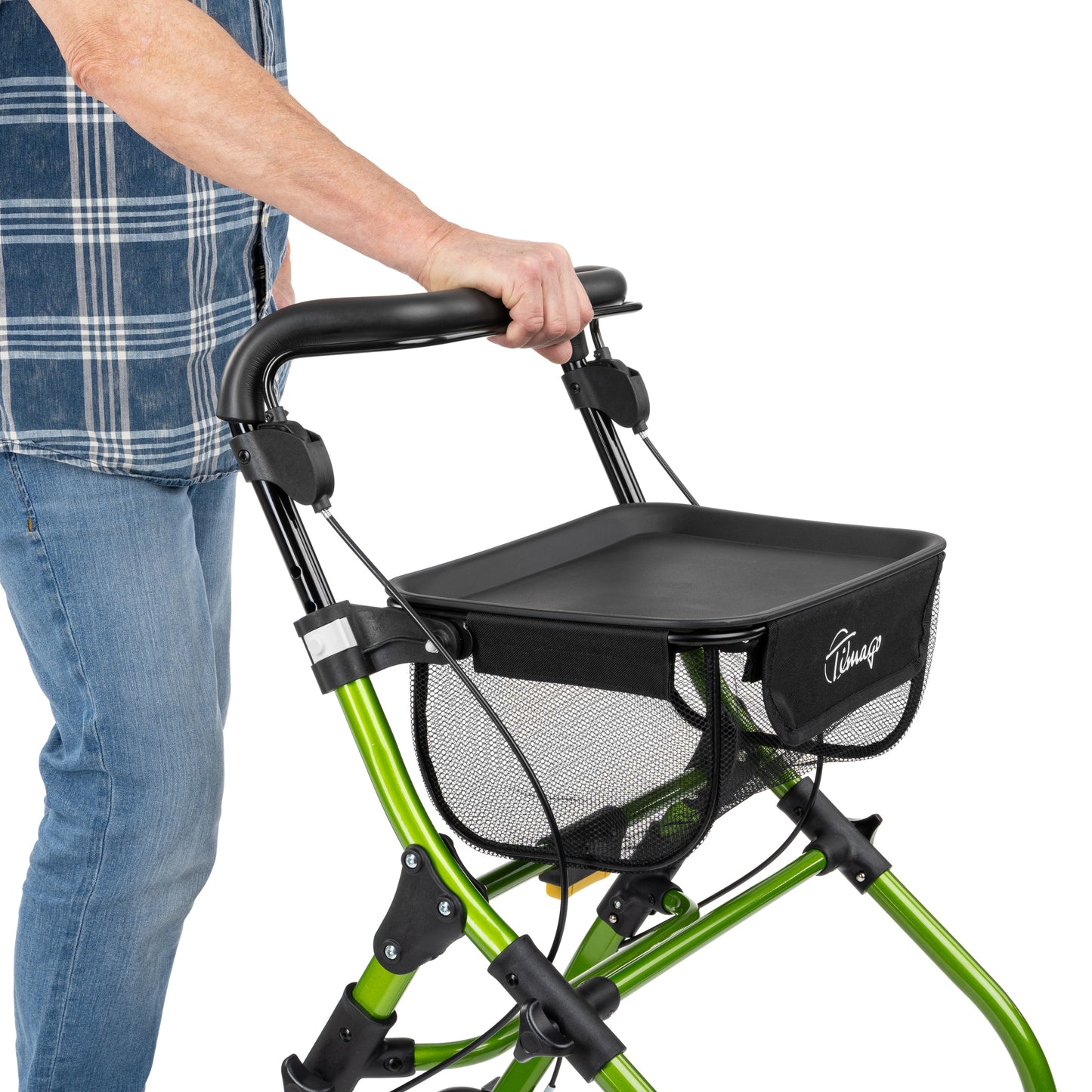 PEDRO - Aluminium 4-wiel rollator voor binnenshuis