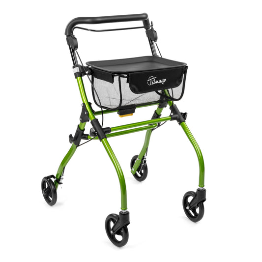 PEDRO - Aluminium 4-wiel rollator voor binnenshuis