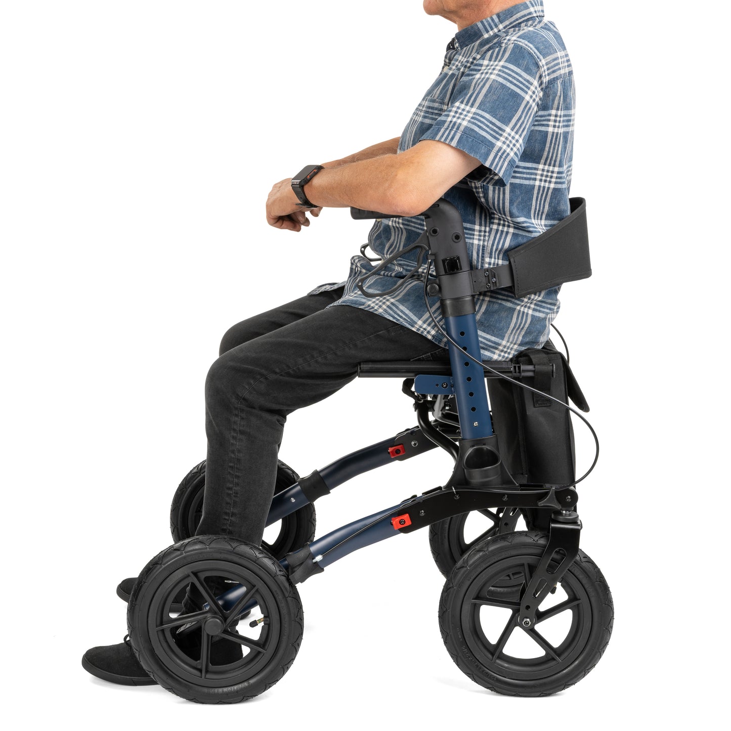 YOLA AIR - Aluminium rollator 4 wieler | Comfort op elk terein