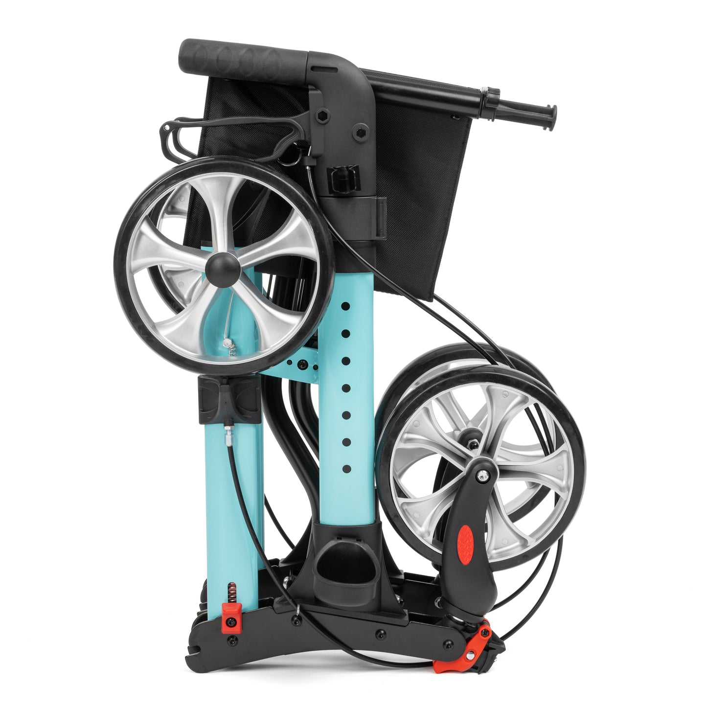 YOLA - Aluminium rollator 4-wieler blauw