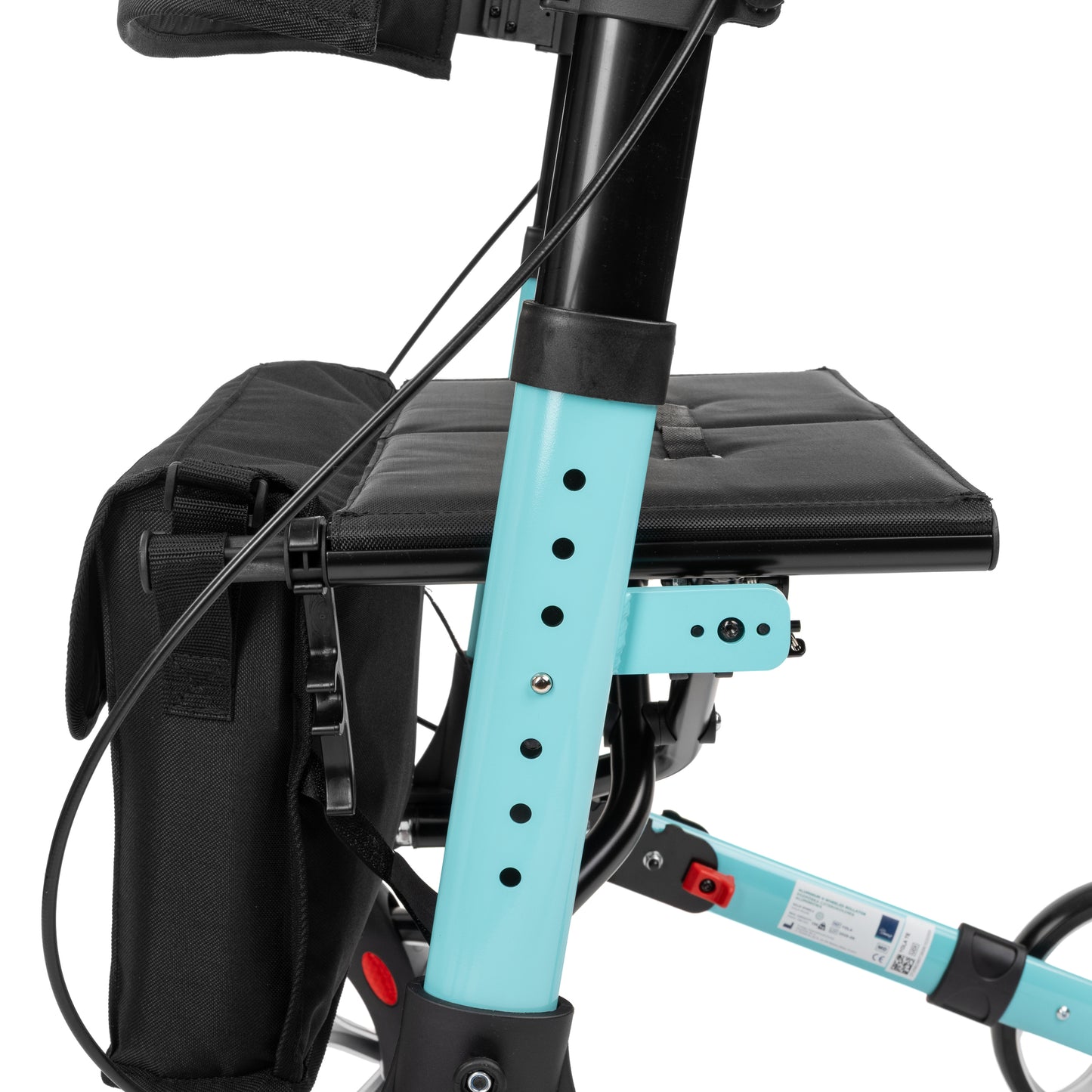 YOLA - Aluminium rollator 4-wieler blauw