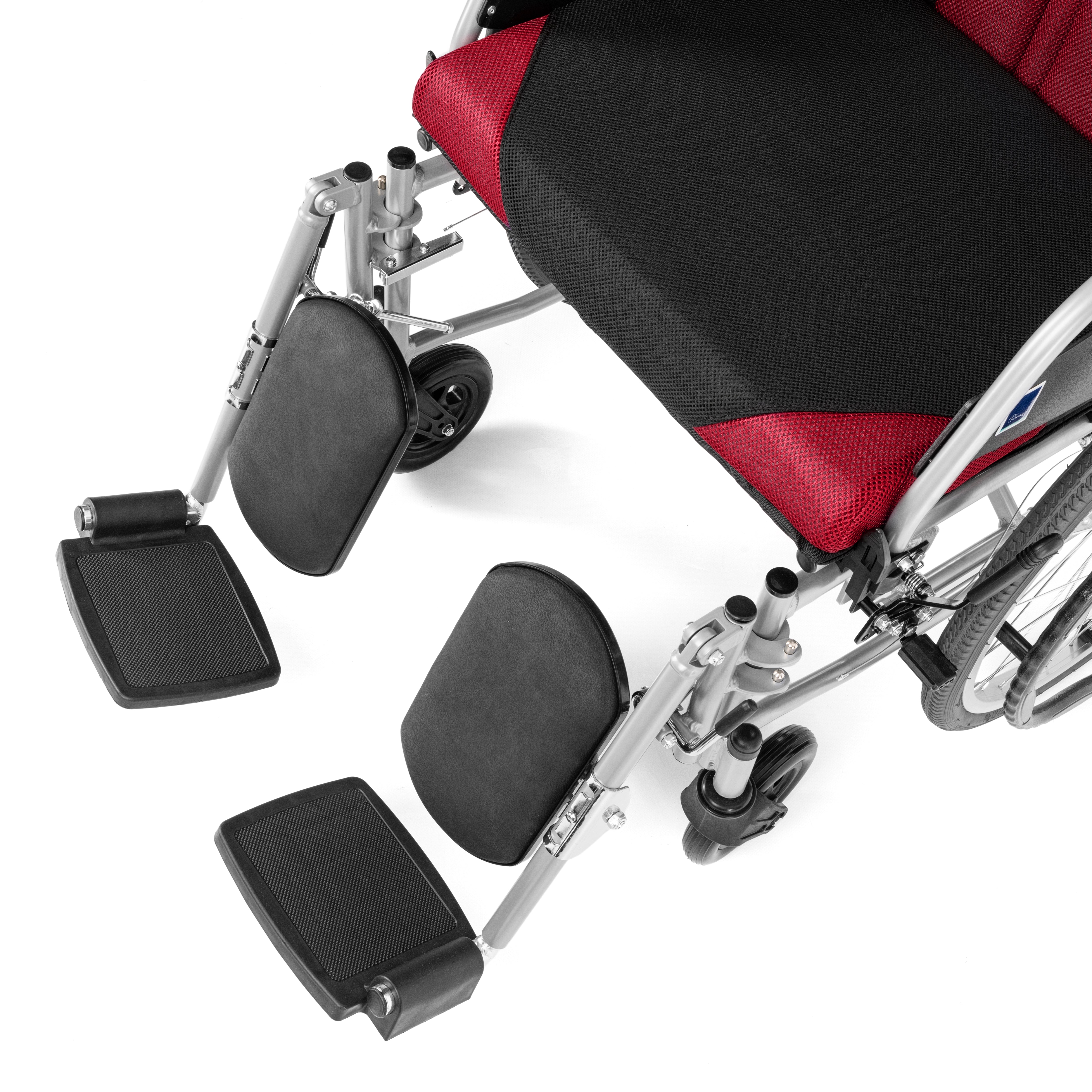 PREMIUM-TIM - Aluminium rolstoel met inklapbare rugleuning en afneembare bekleding