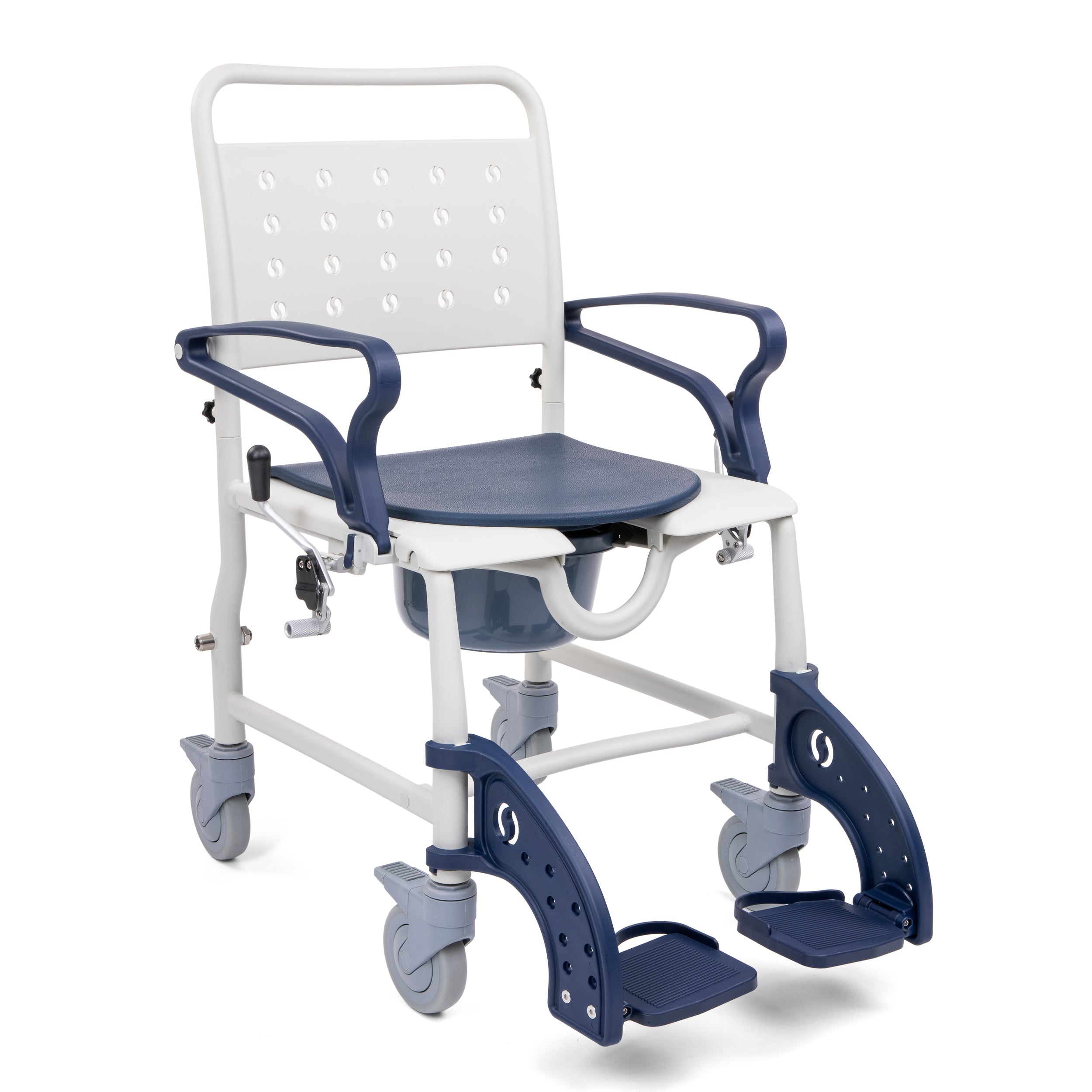 SANI-TIM 3-in-1 Rolstoel voor Toilet, Douche en Transport