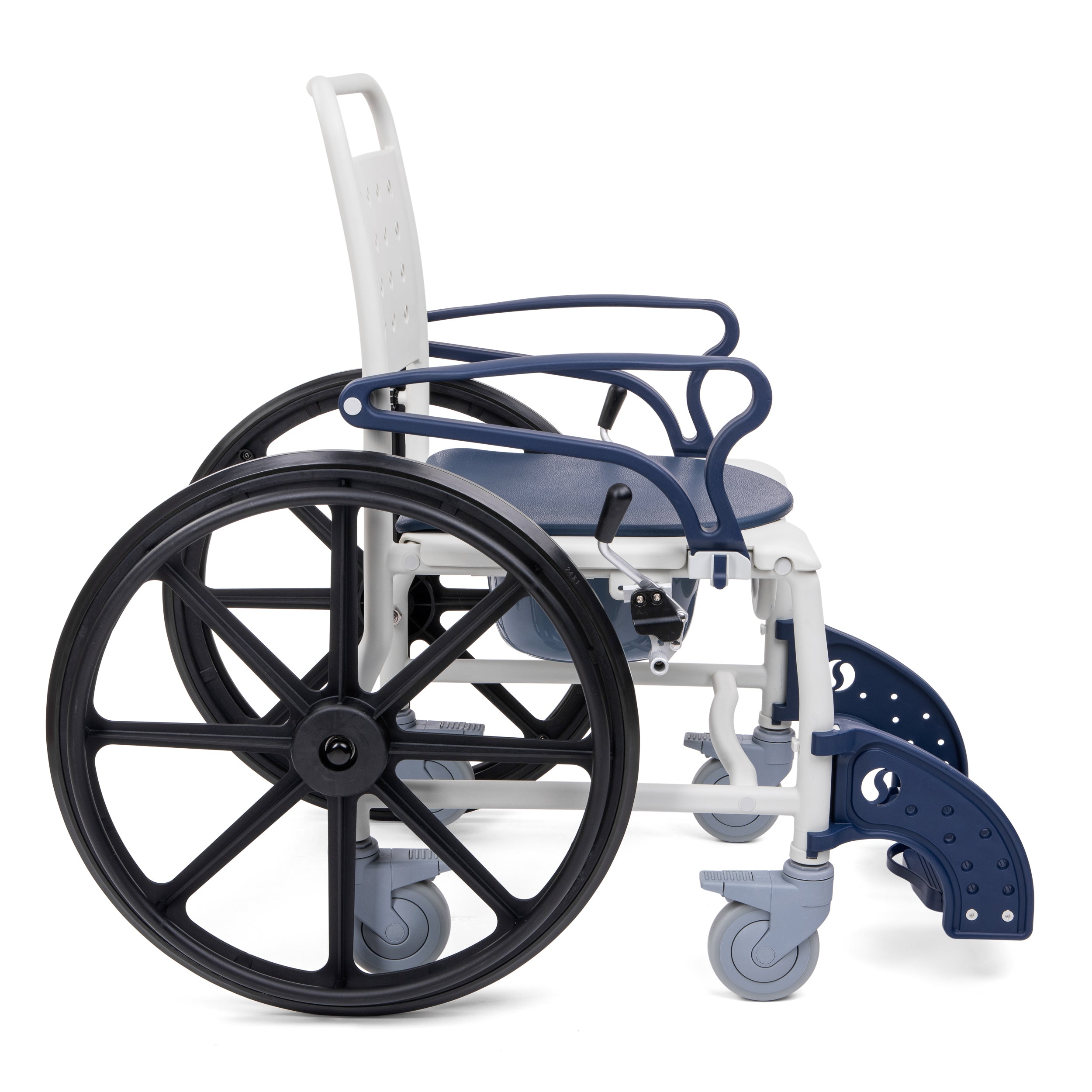 SANI-TIM 3-in-1 Rolstoel voor Toilet, Douche en Transport