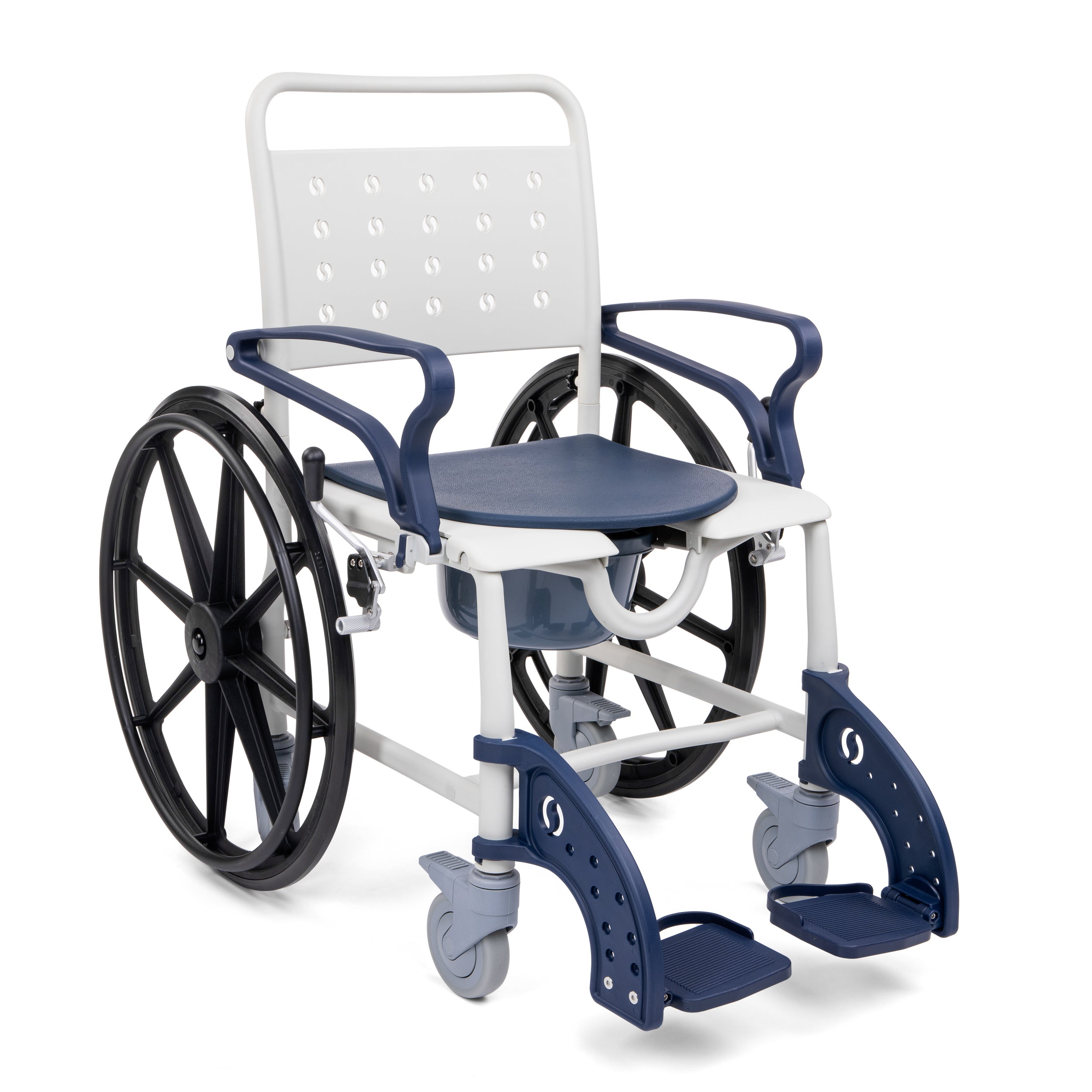 SANI-TIM 3-in-1 Rolstoel voor Toilet, Douche en Transport