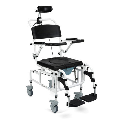 MASTER-TIM PLUS - In hoogte verstelbare douche en toilet transport stoel